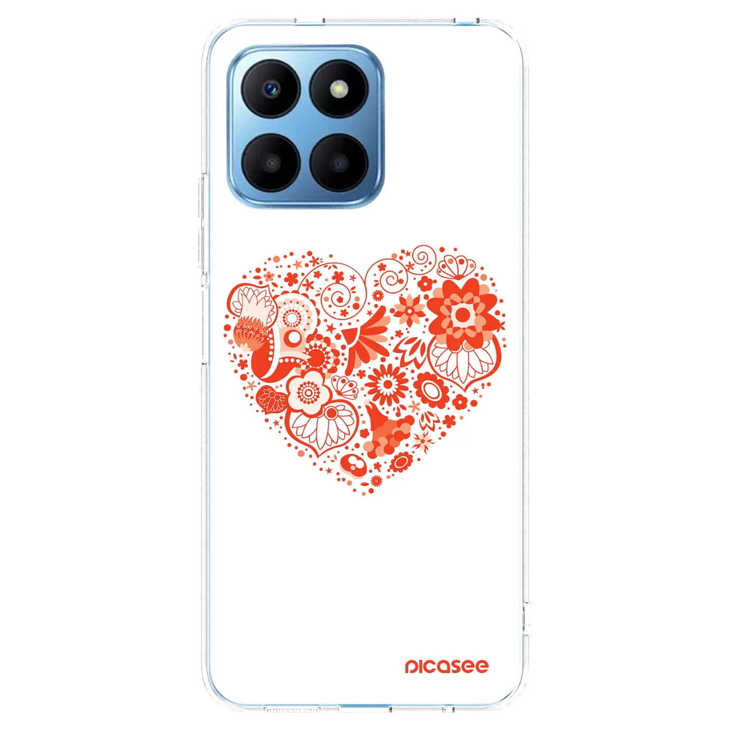 Picasee διαφανής θήκη σιλικόνης Honor 70 Lite - Big heart