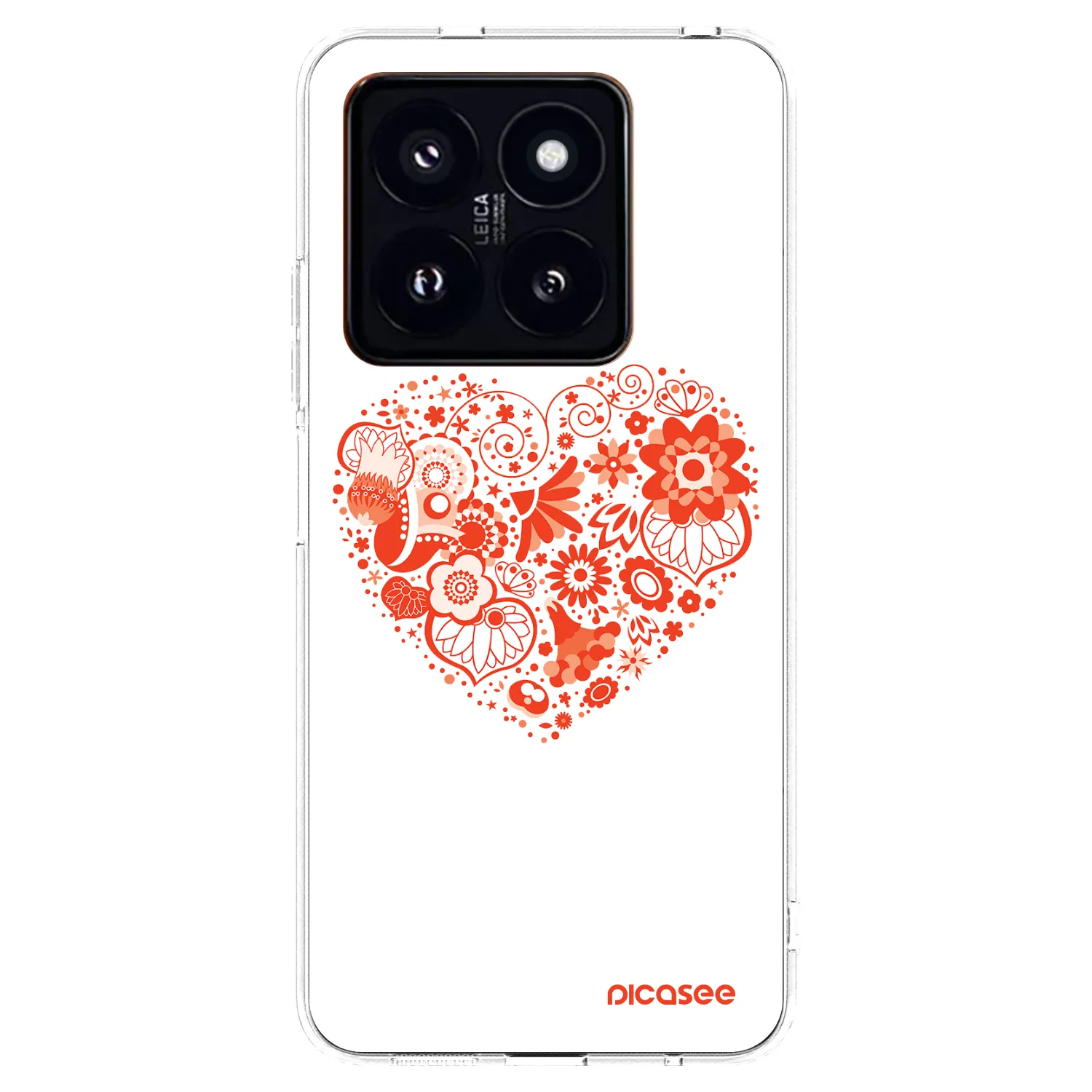 Picasee διαφανής θήκη σιλικόνης Xiaomi 14 Pro - Big heart