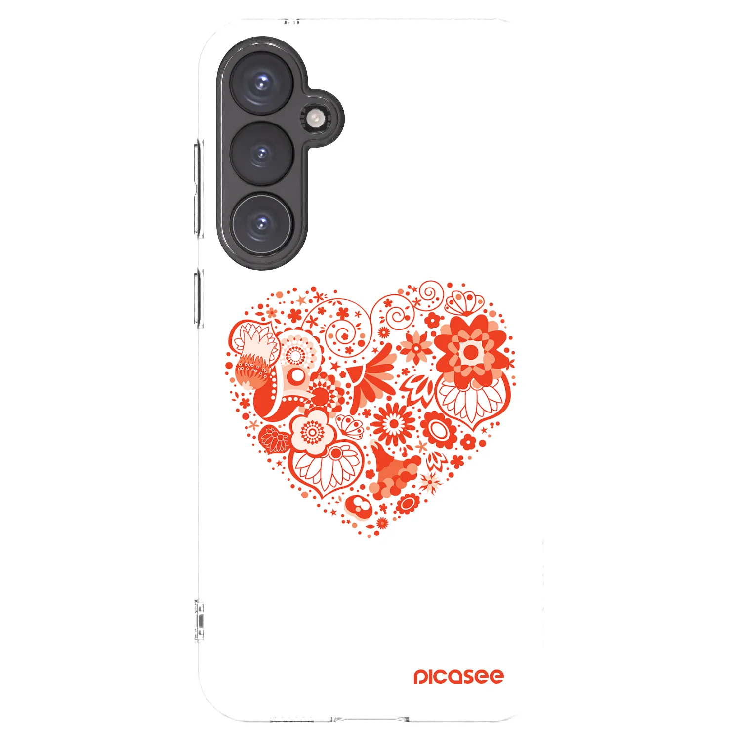 Picasee διαφανής θήκη σιλικόνης Samsung Galaxy S23 FE S711B - Big heart