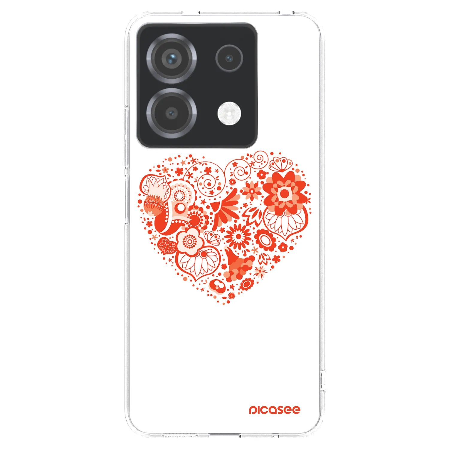Picasee διαφανής θήκη σιλικόνης Xiaomi Poco X6 - Big heart