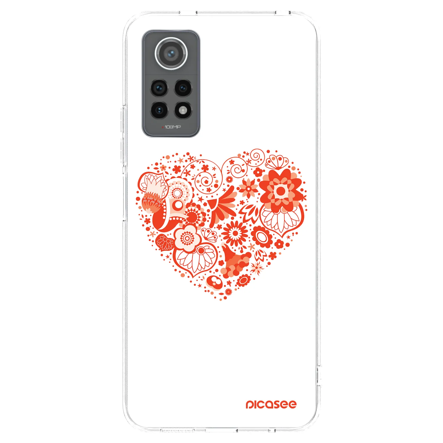 Picasee διαφανής θήκη σιλικόνης Xiaomi Redmi Note 12 Pro 4G - Big heart