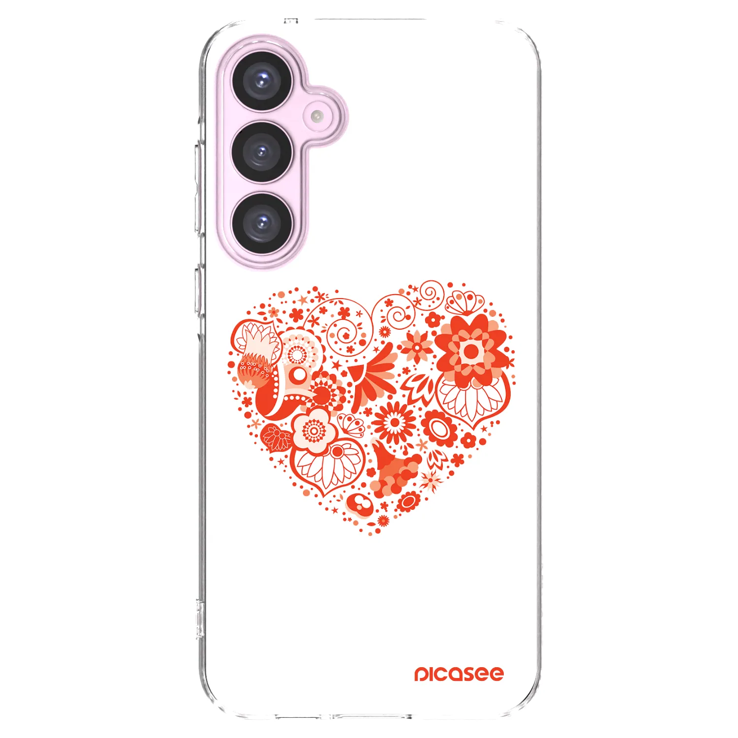 Picasee διαφανής θήκη σιλικόνης Samsung Galaxy A55 5G A556B - Big heart