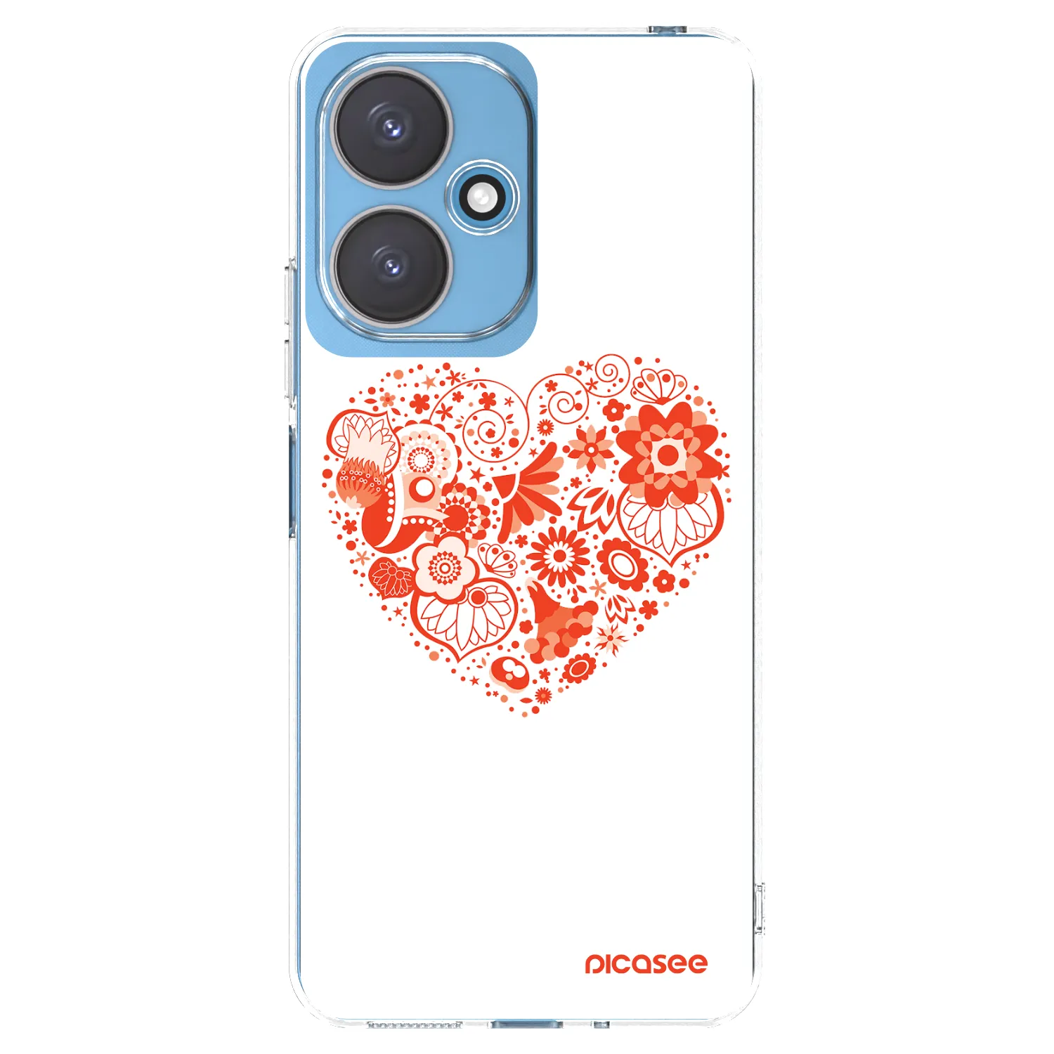 Picasee διαφανής θήκη σιλικόνης Xiaomi Redmi 13C 5G - Big heart