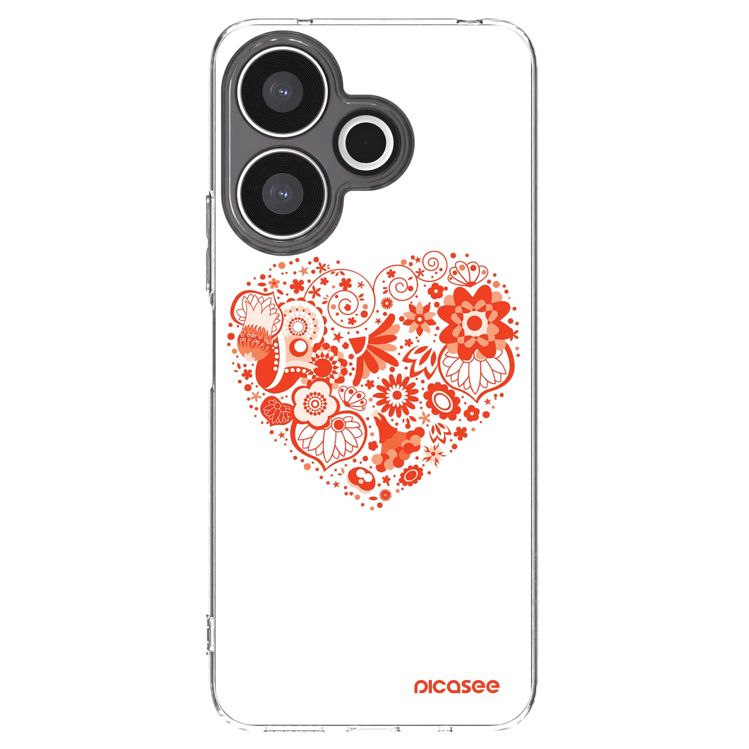 Picasee διαφανής θήκη σιλικόνης Xiaomi Redmi 13 4G - Big heart