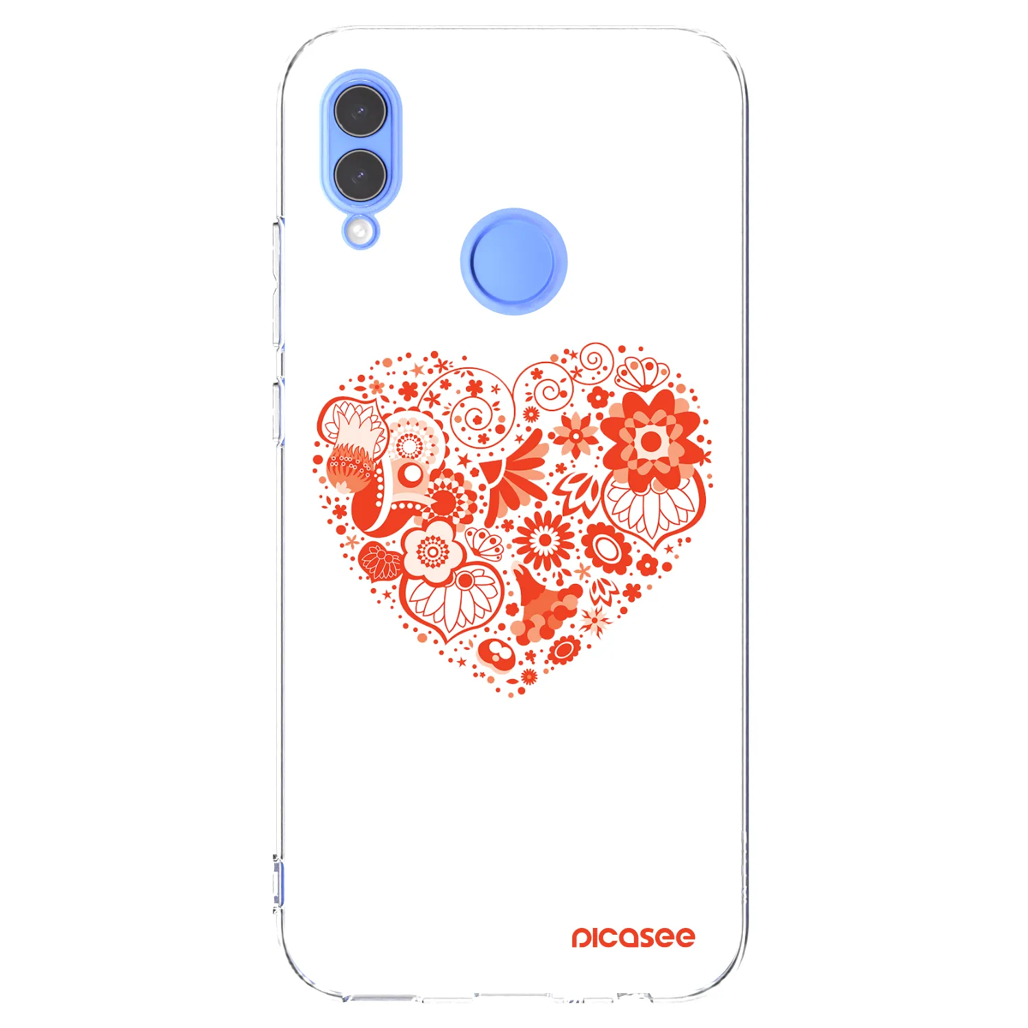 Picasee διαφανής θήκη σιλικόνης Huawei P Smart 2019 - Big heart