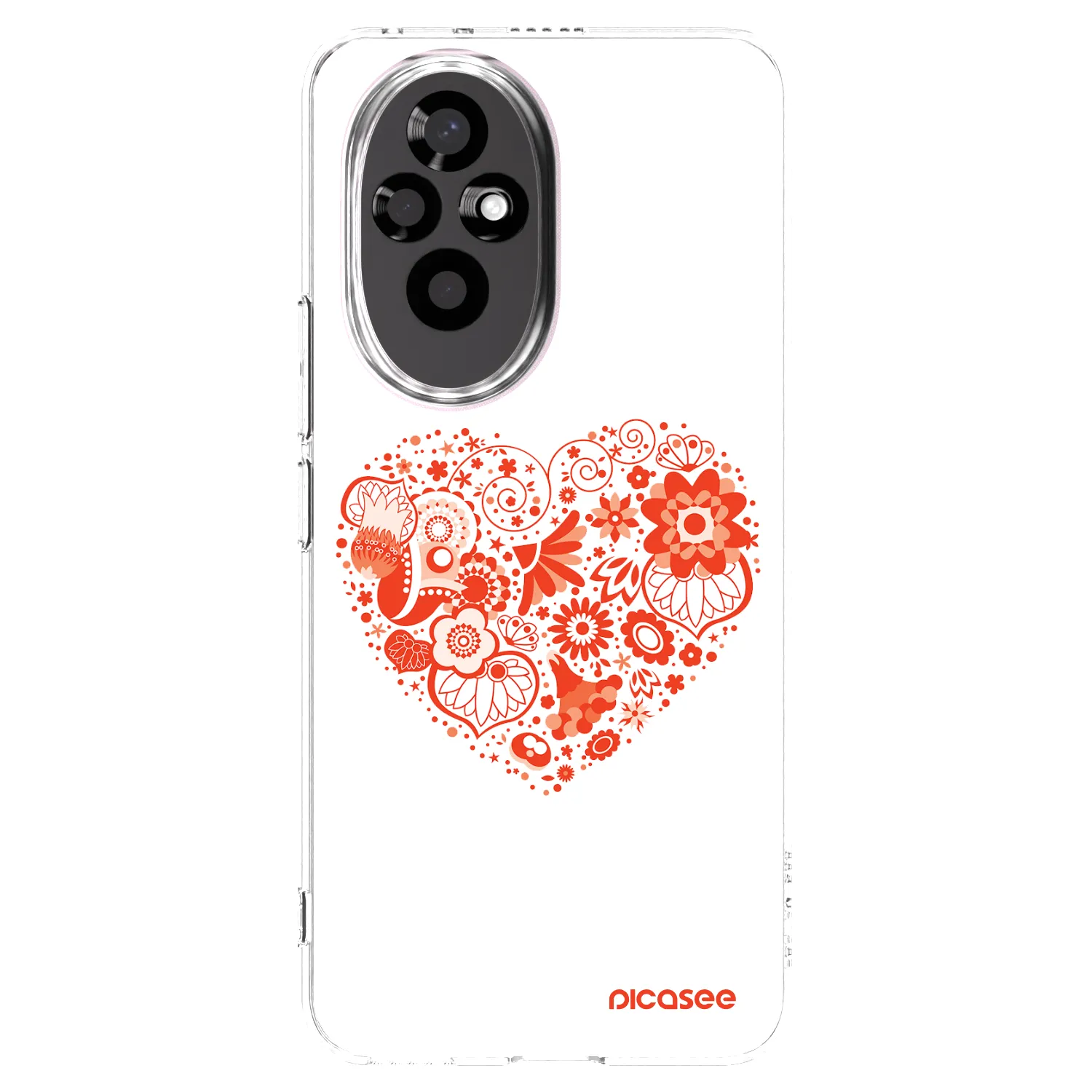 Picasee διαφανής θήκη σιλικόνης Honor 200 Pro 5G - Big heart