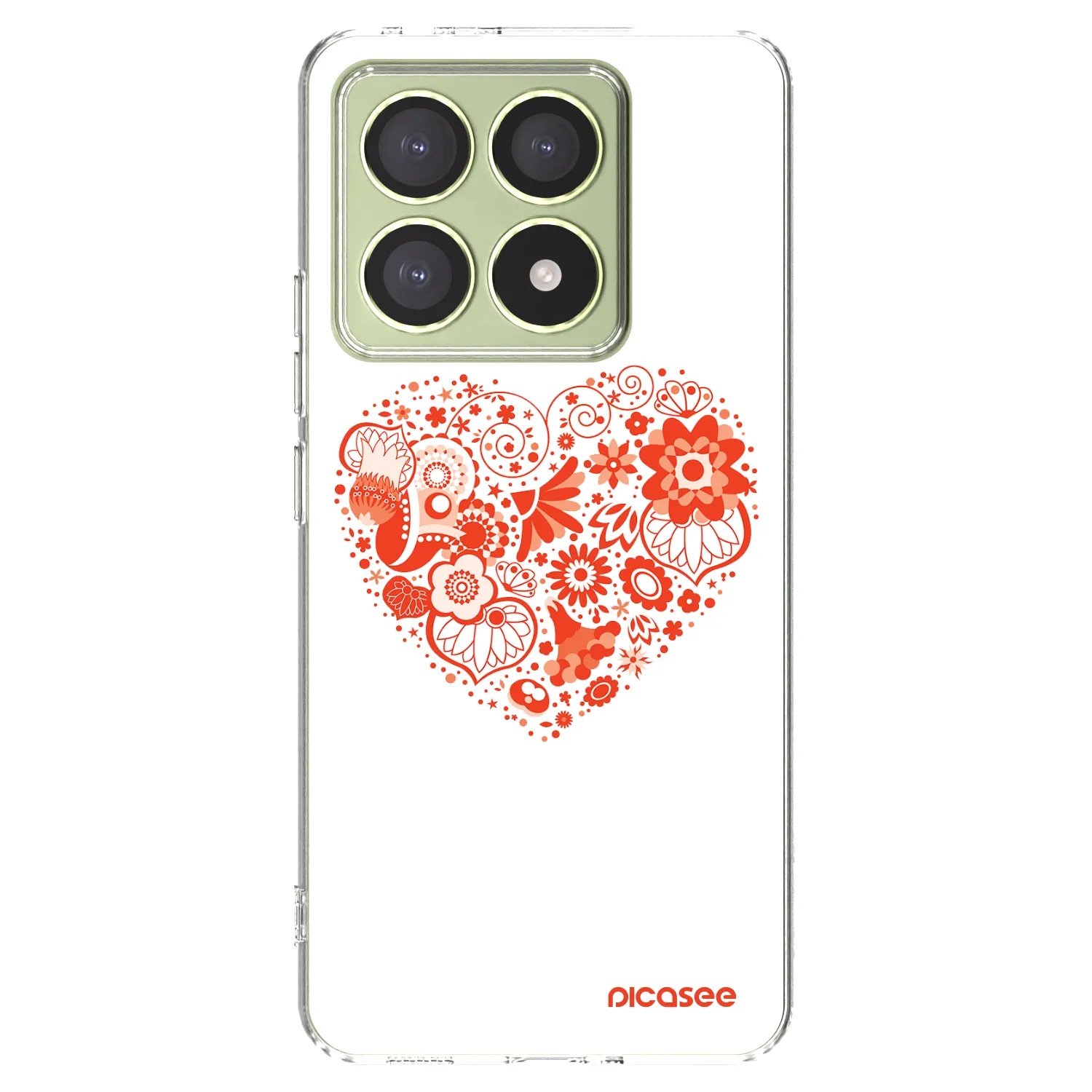 Picasee διαφανής θήκη σιλικόνης Xiaomi 14T - Big heart