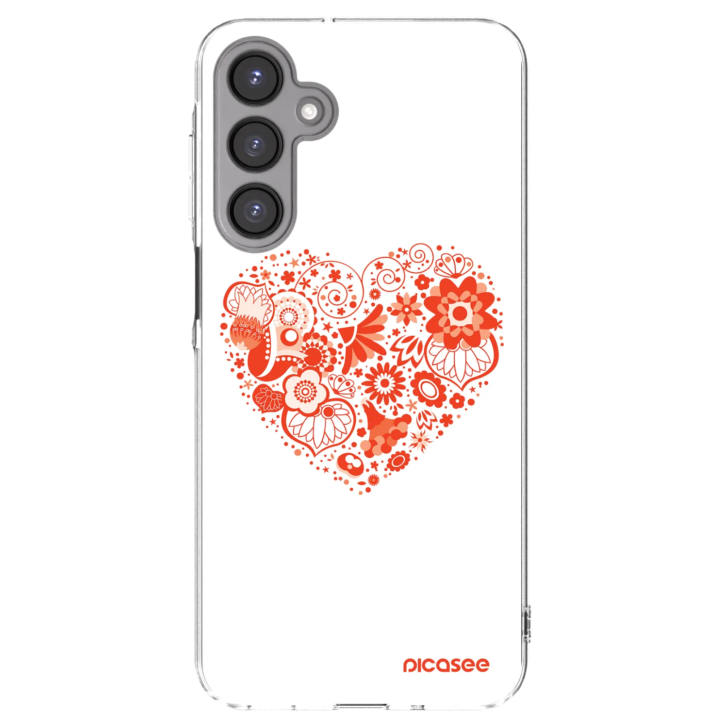 Picasee διαφανής θήκη σιλικόνης Samsung Galaxy A16 5G - Big heart