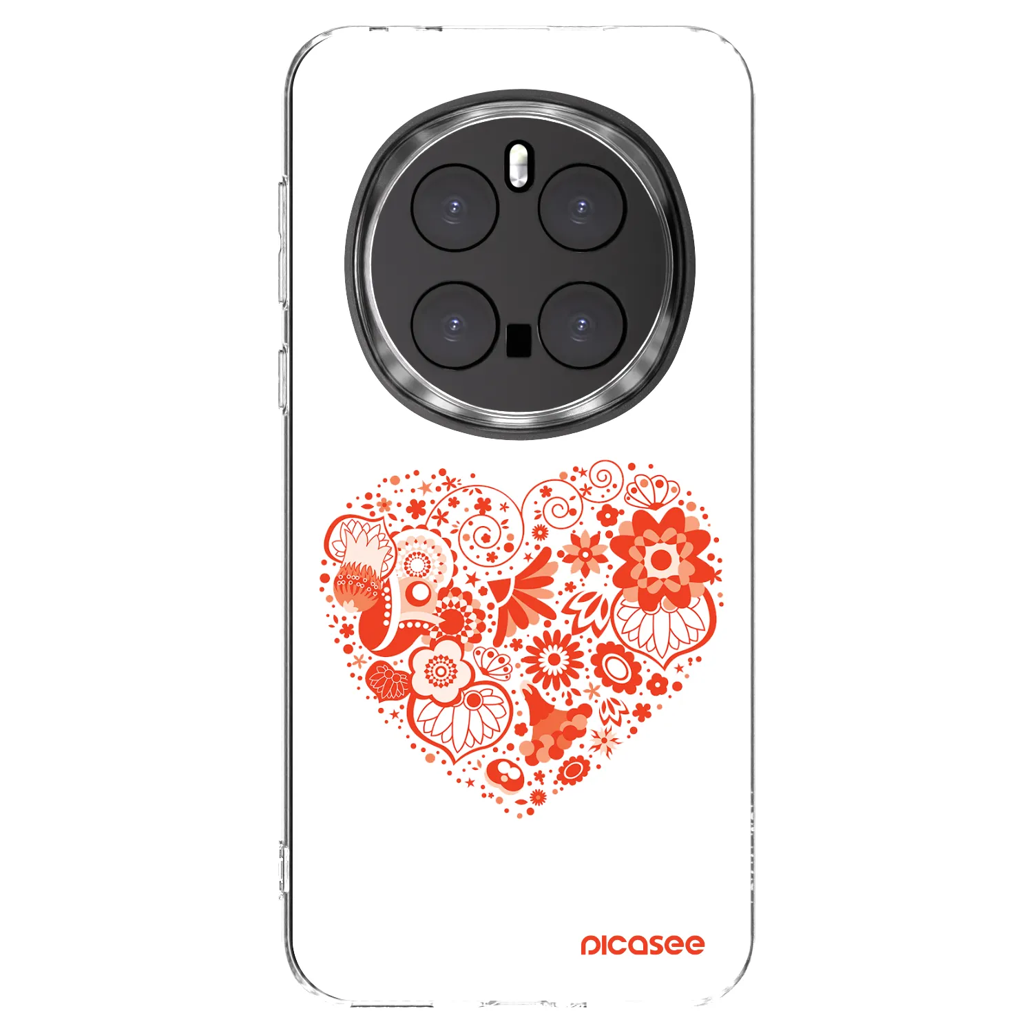 Picasee διαφανής θήκη σιλικόνης Honor Magic7 Pro 5G - Big heart