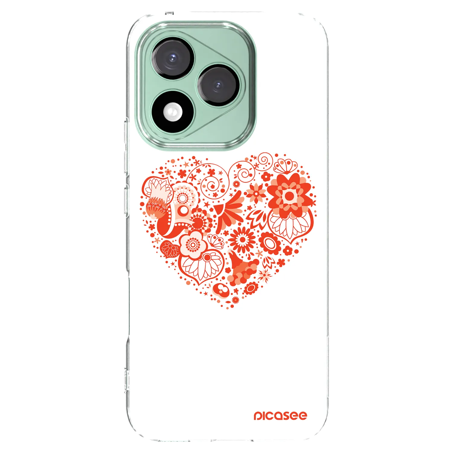 Picasee διαφανής θήκη σιλικόνης Honor 400 Lite 5G - Big heart