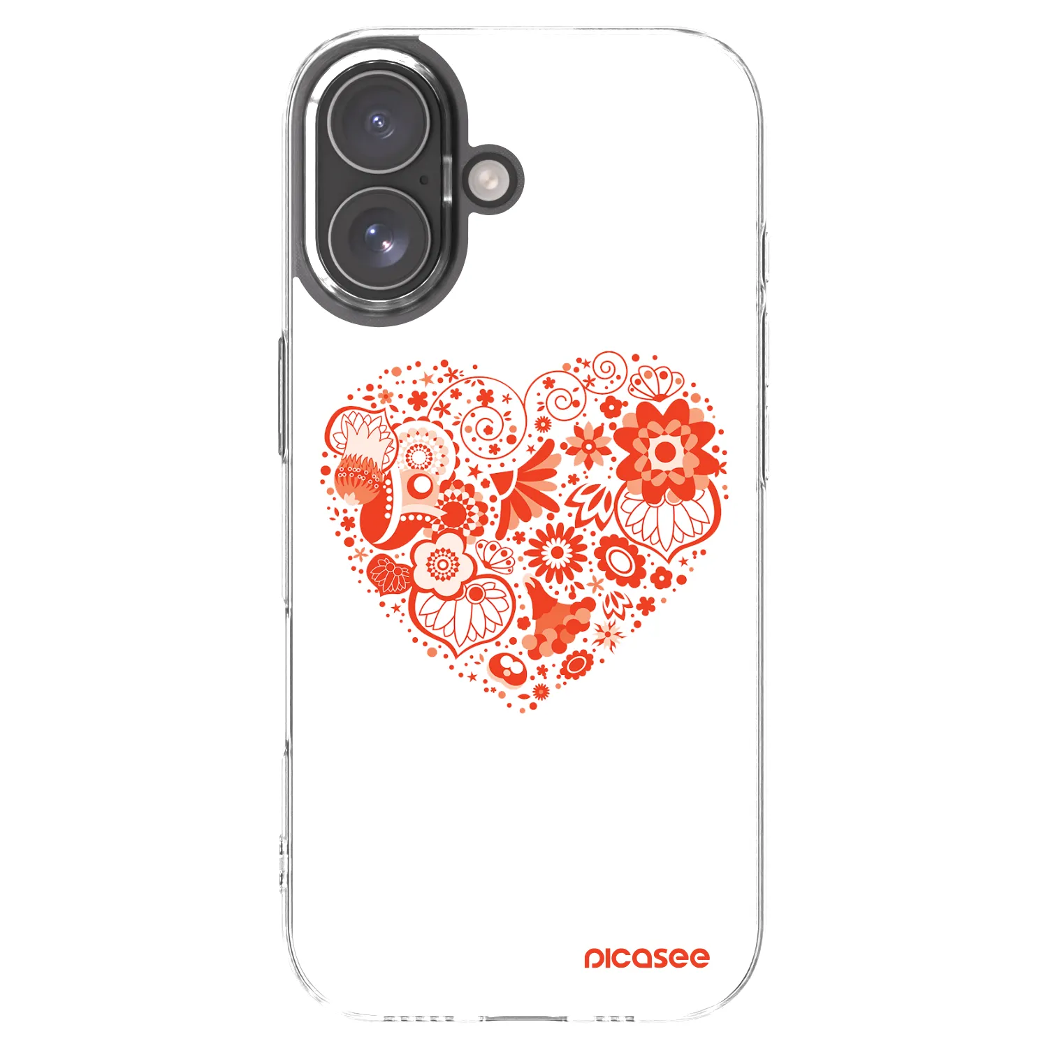 Picasee διαφανής θήκη σιλικόνης Apple iPhone 17 - Big heart
