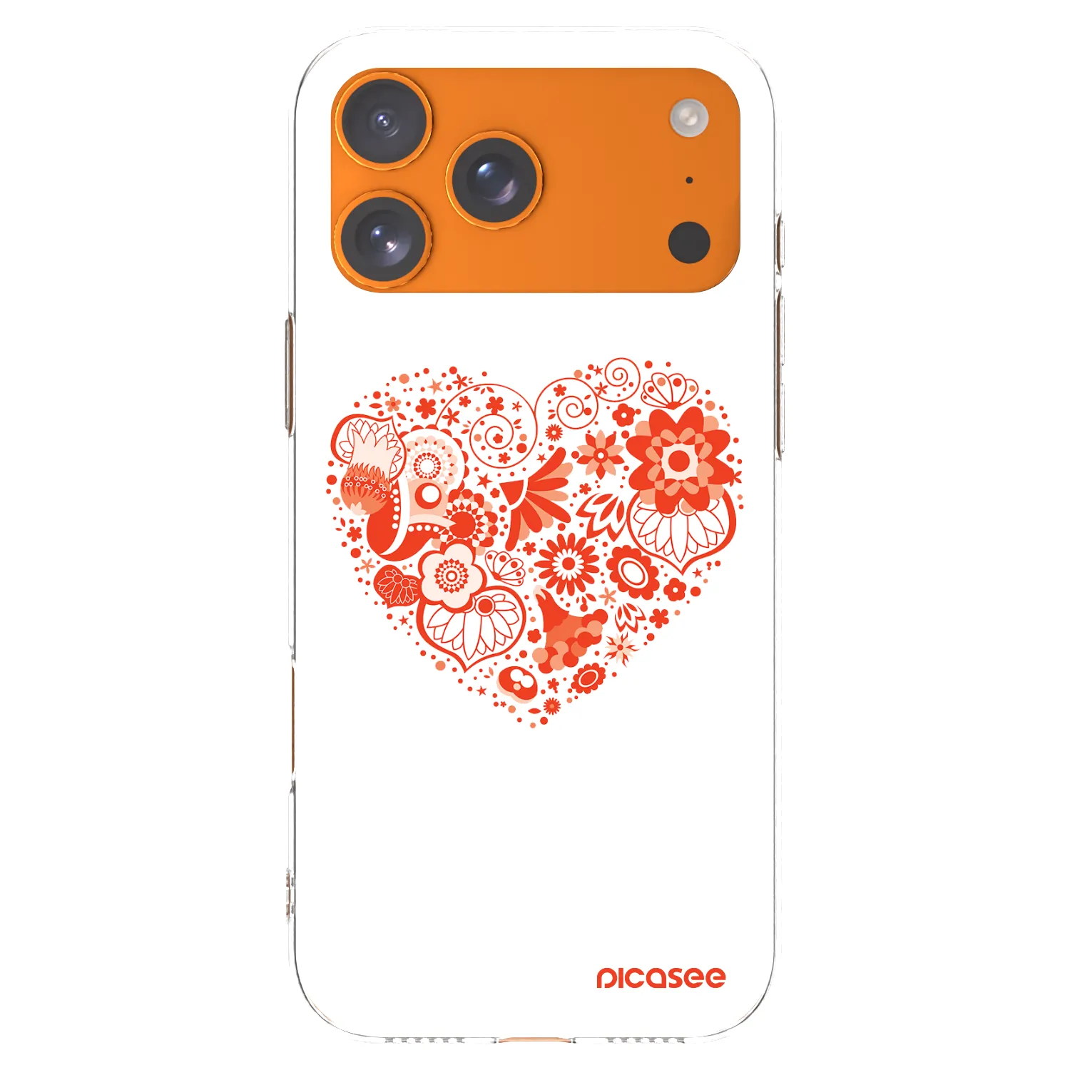 Picasee διαφανής θήκη σιλικόνης Apple iPhone 17 Pro Max - Big heart