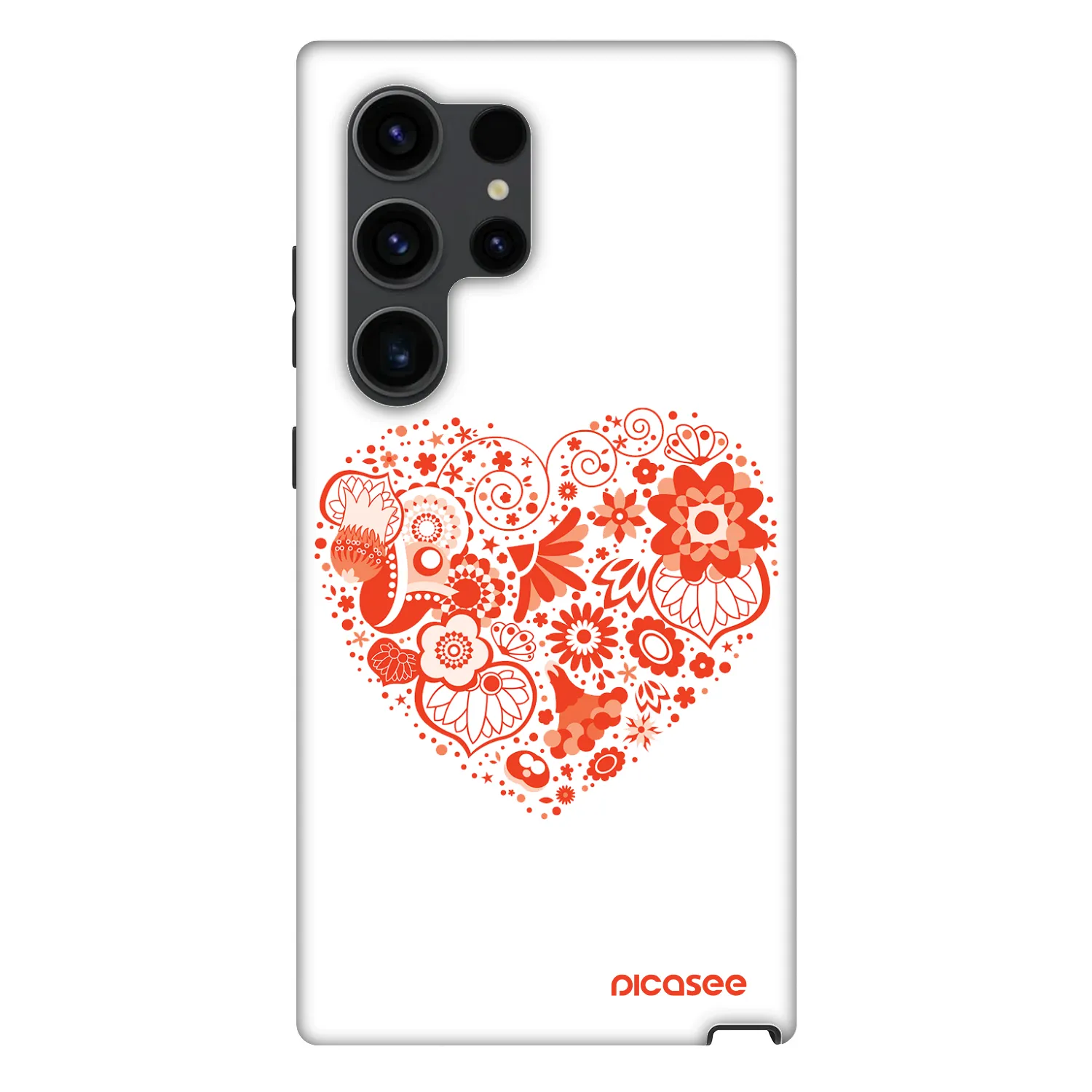 Picasee Fashion Case PowerShare pro Samsung Galaxy S24 Ultra S928B 5G - Big heart