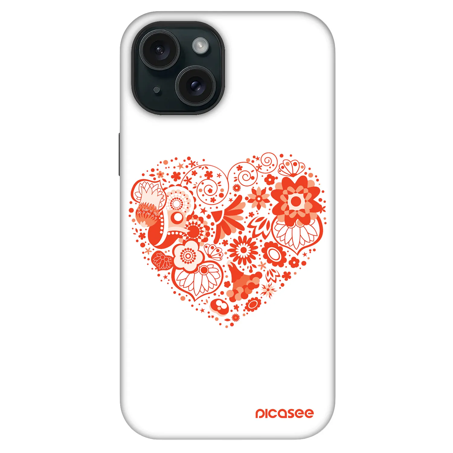 Picasee Fashion Case MagSafe για Apple iPhone 15 - Big heart