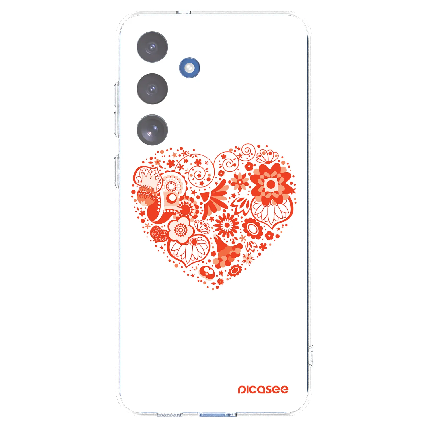 Picasee διαφανής θήκη σιλικόνης Samsung Galaxy S25 FE 5G - Big heart