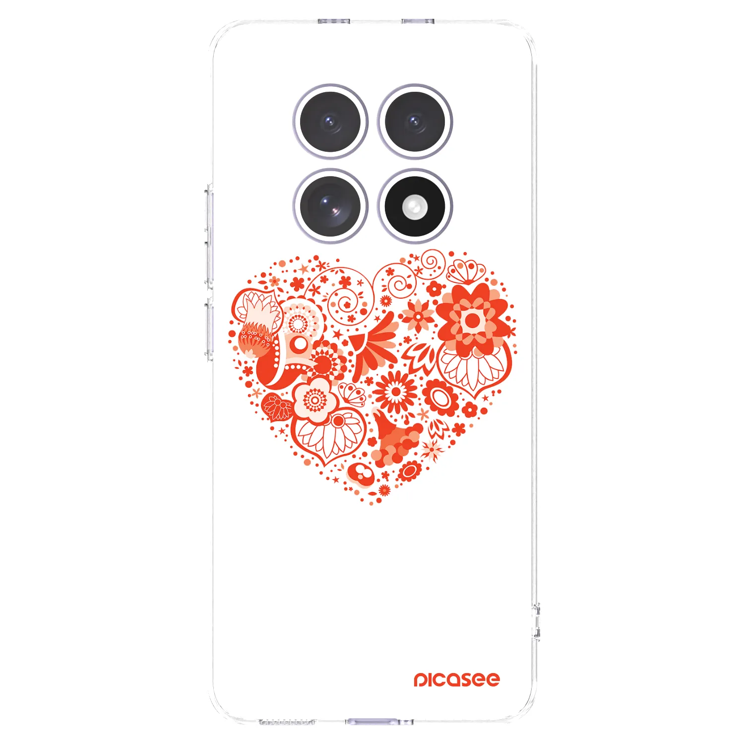 Picasee διαφανής θήκη σιλικόνης Xiaomi Redmi Note 15 - Big heart