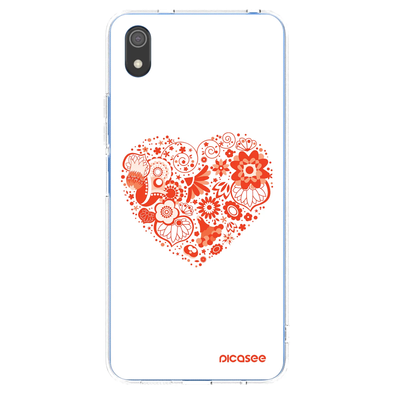 Picasee διαφανής θήκη σιλικόνης Xiaomi Redmi 7A - Big heart