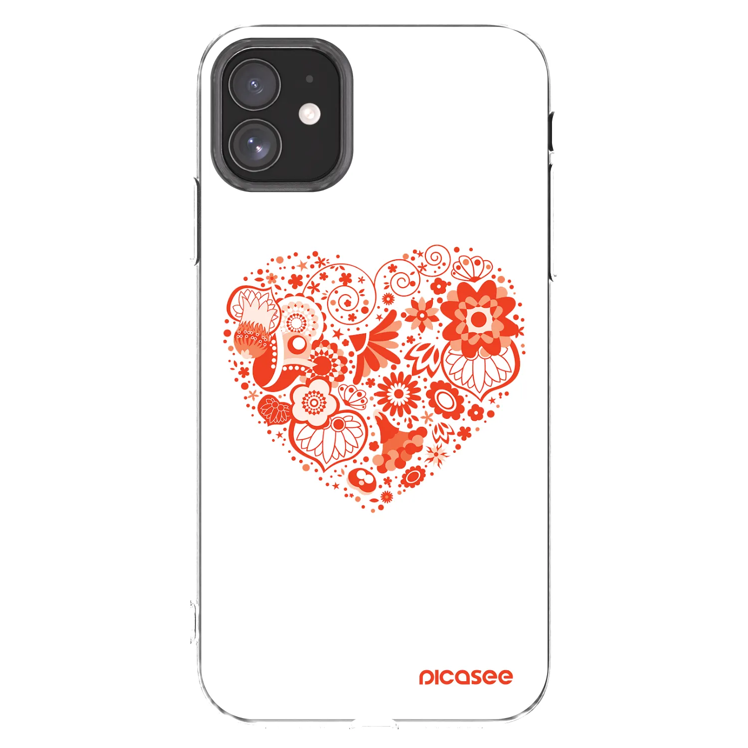 Picasee διαφανής θήκη σιλικόνης Apple iPhone 11 - Big heart