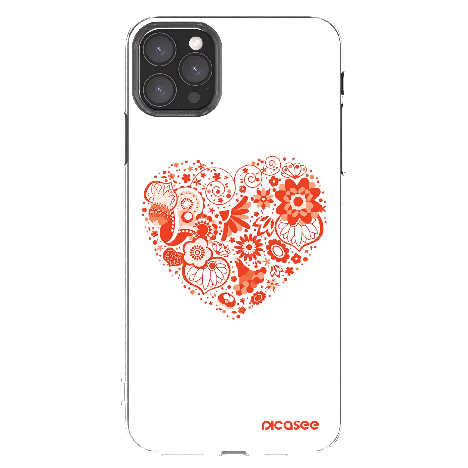 Picasee διαφανής θήκη σιλικόνης Apple iPhone 11 Pro Max - Big heart