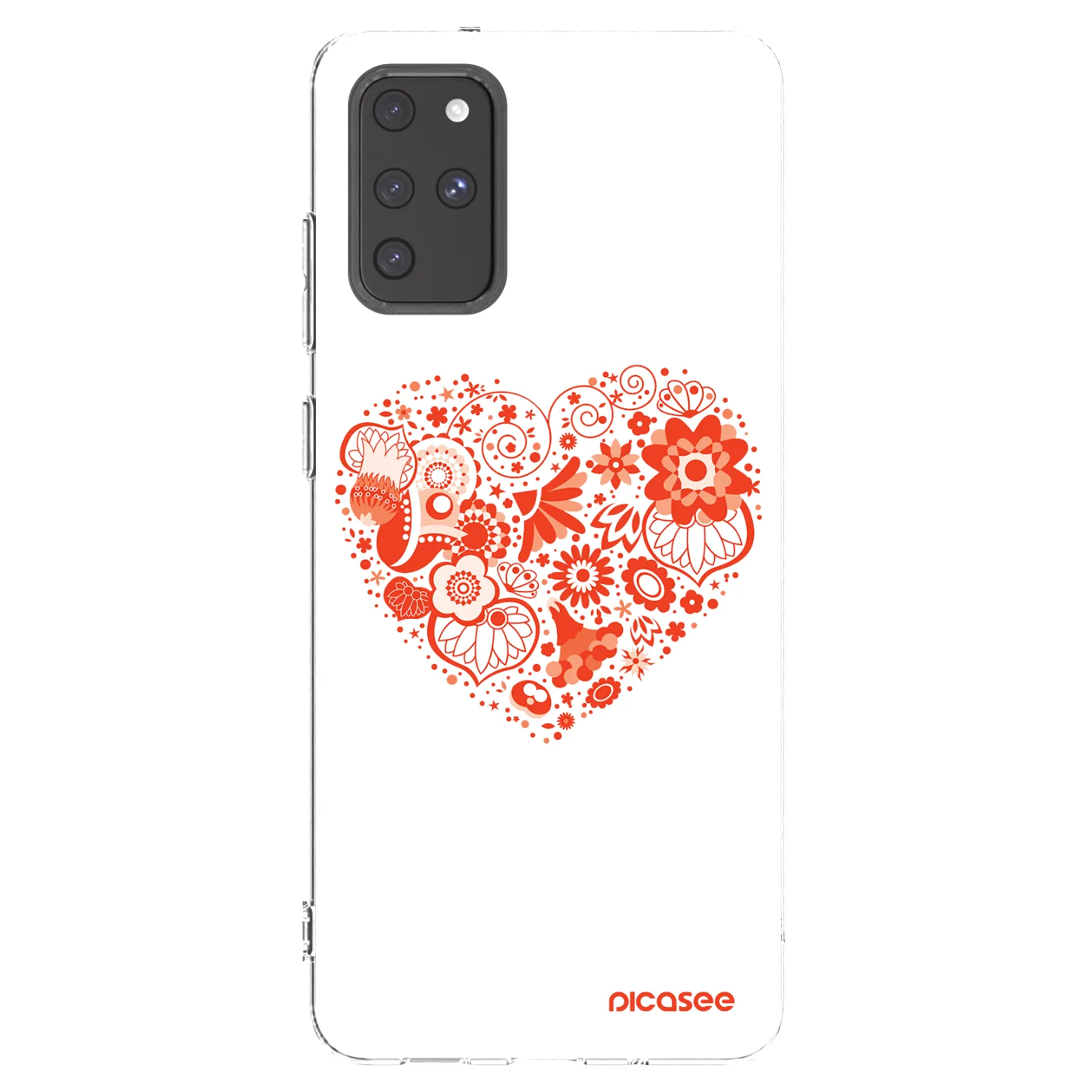 Picasee διαφανής θήκη σιλικόνης Samsung Galaxy S20+ G985F - Big heart