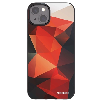 Picasee Μαύρη θήκη σιλικόνης για Apple iPhone 15 Plus - Wallpaper 2