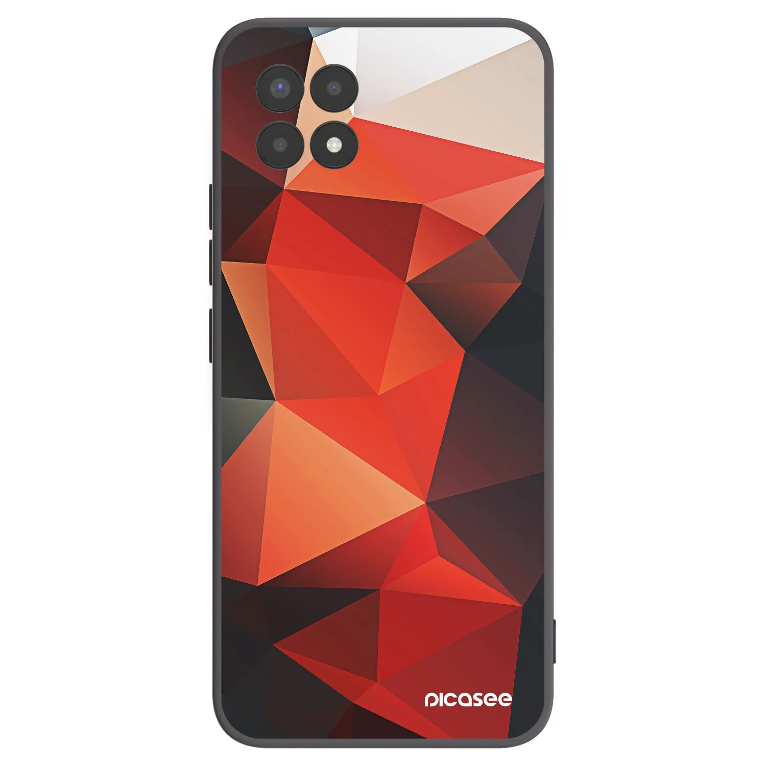 Picasee Μαύρη θήκη σιλικόνης για Realme 8i - Wallpaper 2