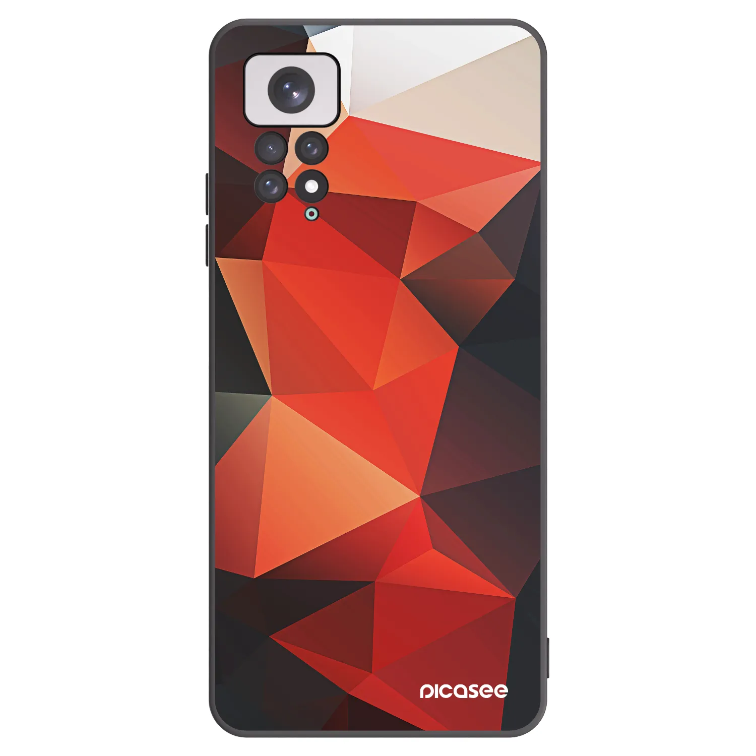 Picasee Μαύρη θήκη σιλικόνης για Xiaomi Redmi Note 11 - Wallpaper 2