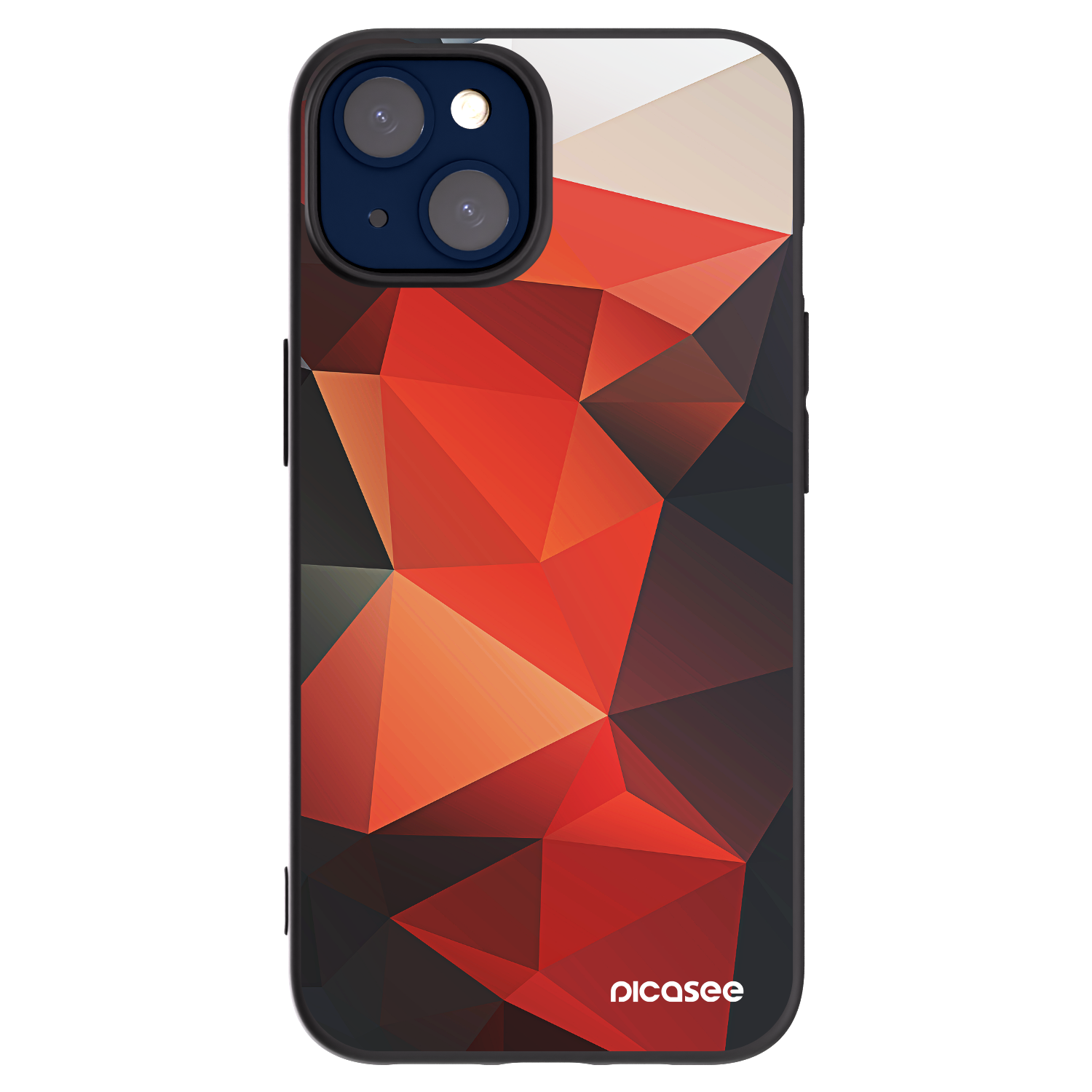 Picasee Μαύρη θήκη σιλικόνης για Apple iPhone 14 - Wallpaper 2