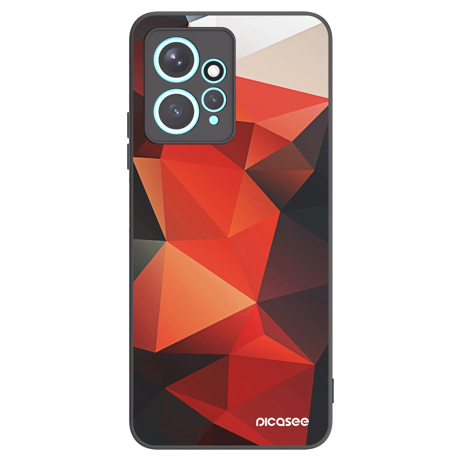 Picasee Μαύρη θήκη σιλικόνης για Xiaomi Redmi Note 12 4G - Wallpaper 2