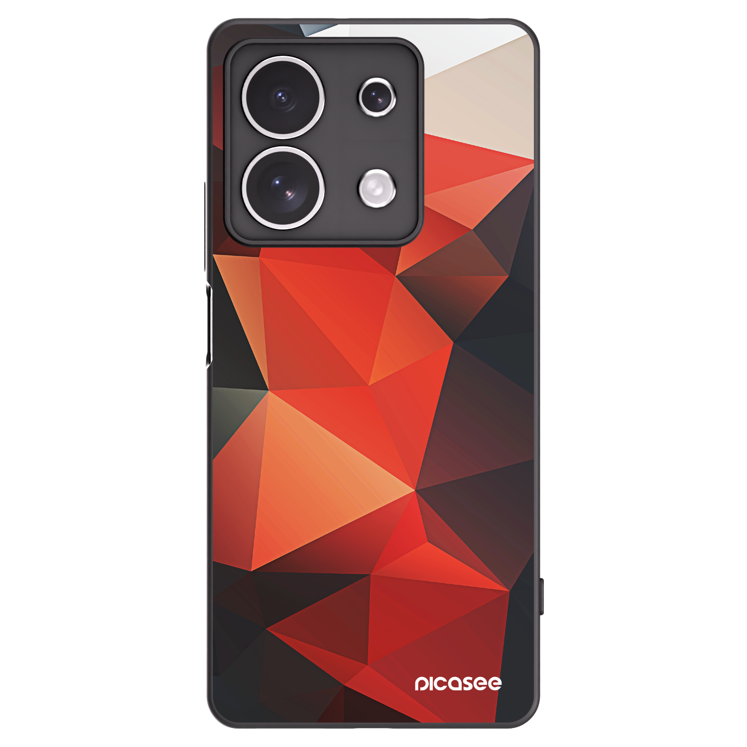 Picasee Μαύρη θήκη σιλικόνης για Xiaomi Redmi Note 13 4G - Wallpaper 2