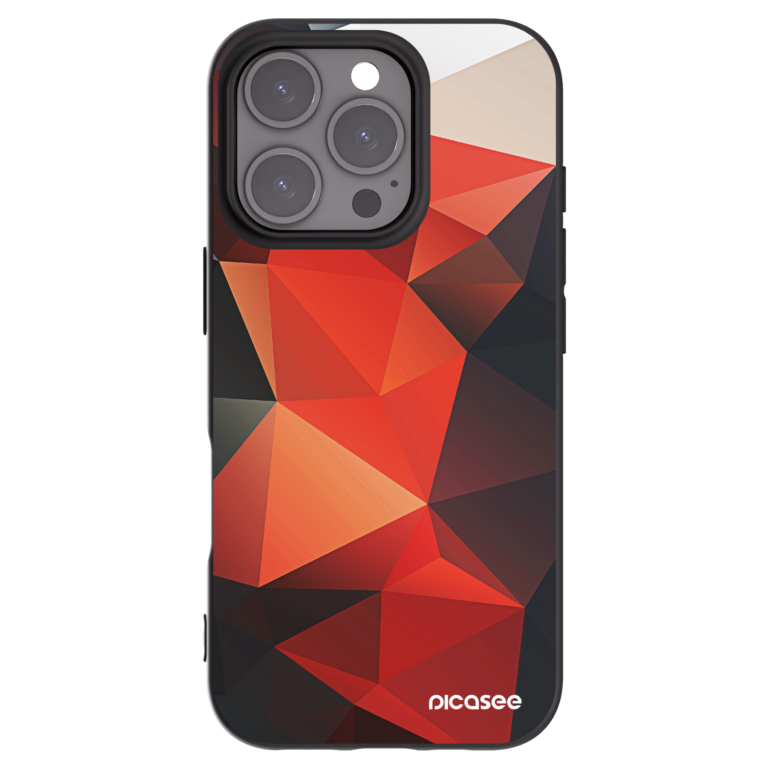 Picasee Μαύρη θήκη σιλικόνης για Apple iPhone 16 Pro - Wallpaper 2