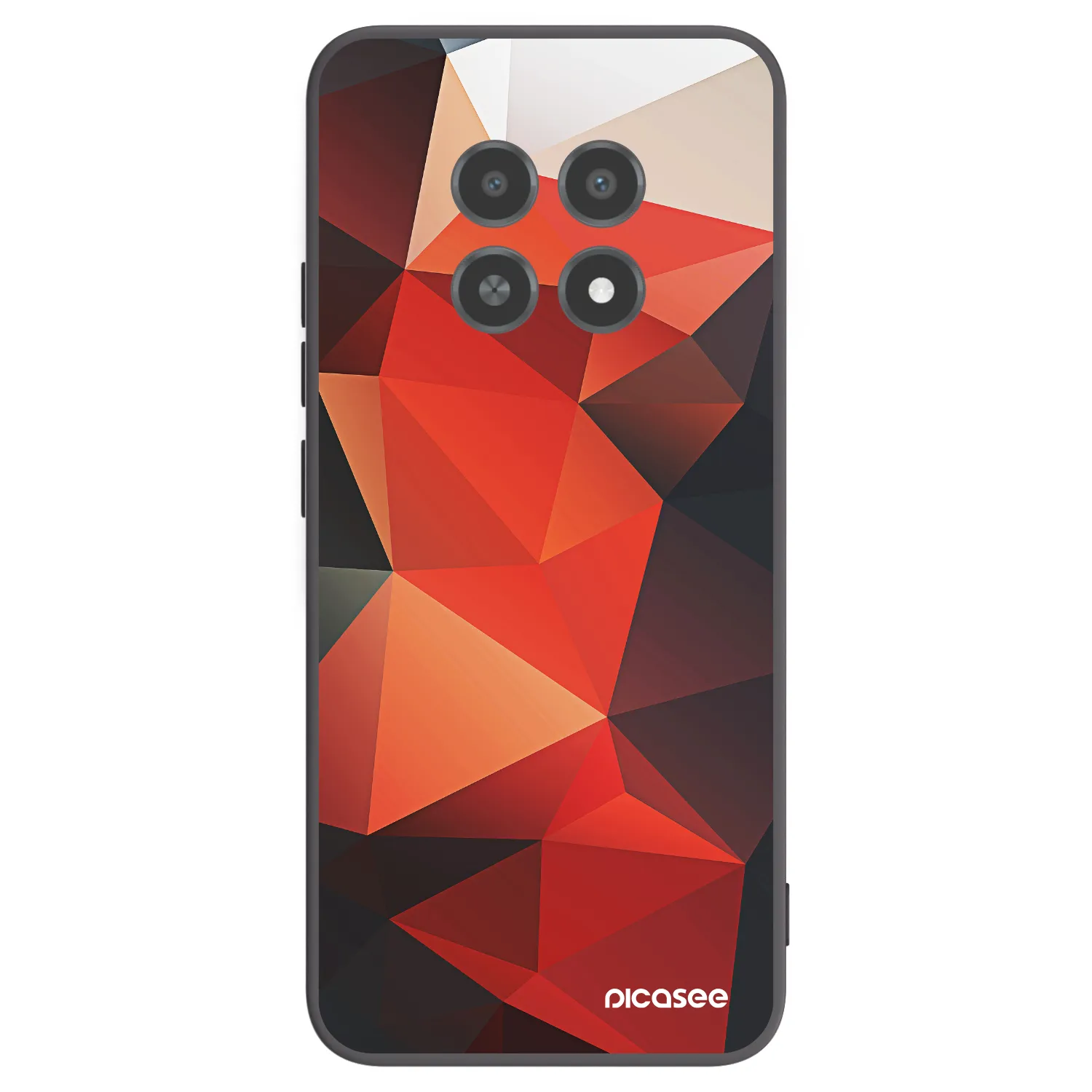 Picasee Μαύρη θήκη σιλικόνης για Realme 12X - Wallpaper 2