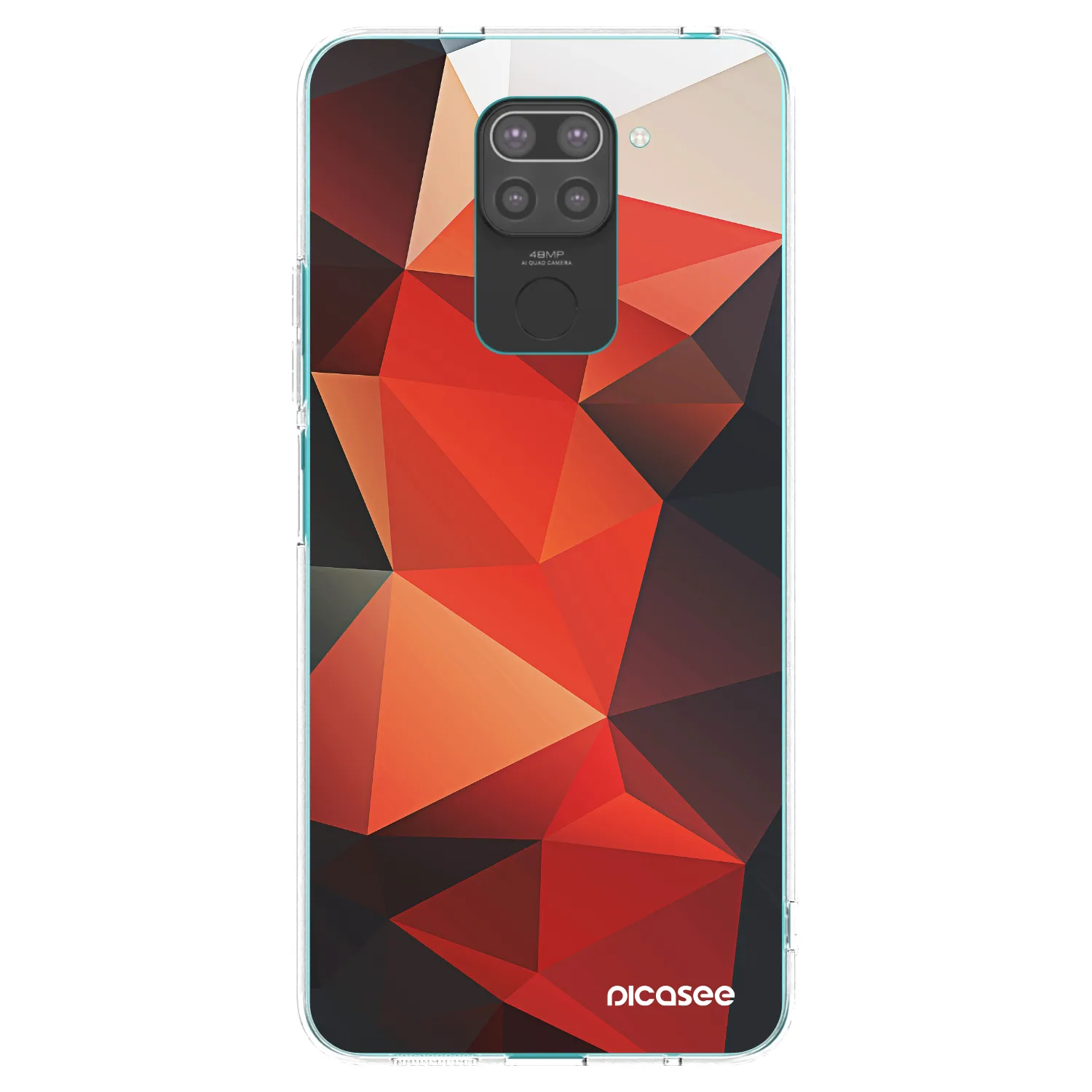 Picasee Μαύρη θήκη σιλικόνης για Xiaomi Redmi Note 9 - Wallpaper 2