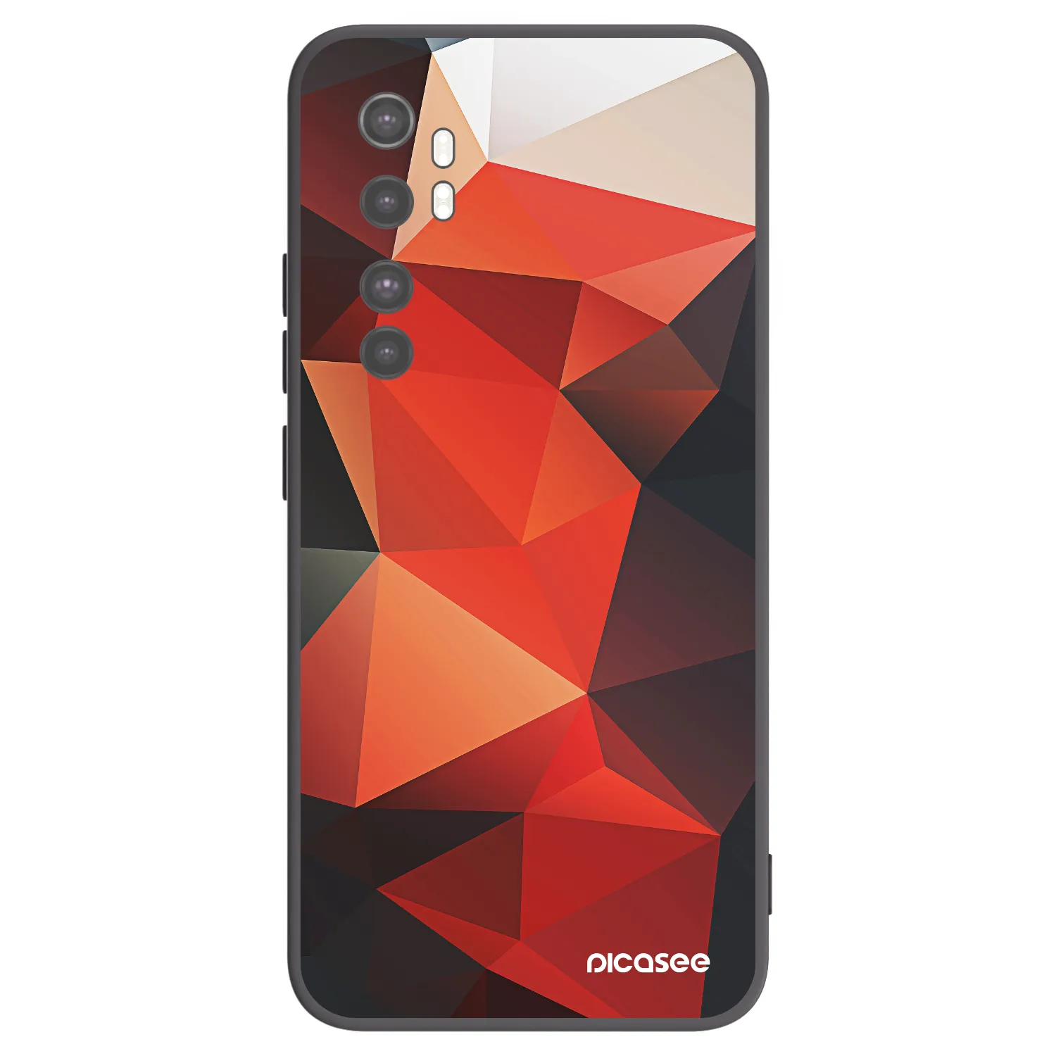 Picasee Μαύρη θήκη σιλικόνης για Xiaomi Mi Note 10 Lite - Wallpaper 2