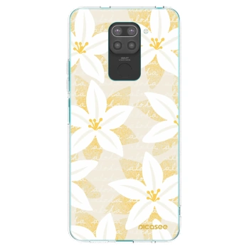 Picasee Μαύρη θήκη σιλικόνης για Xiaomi Redmi Note 9 - Island Leave