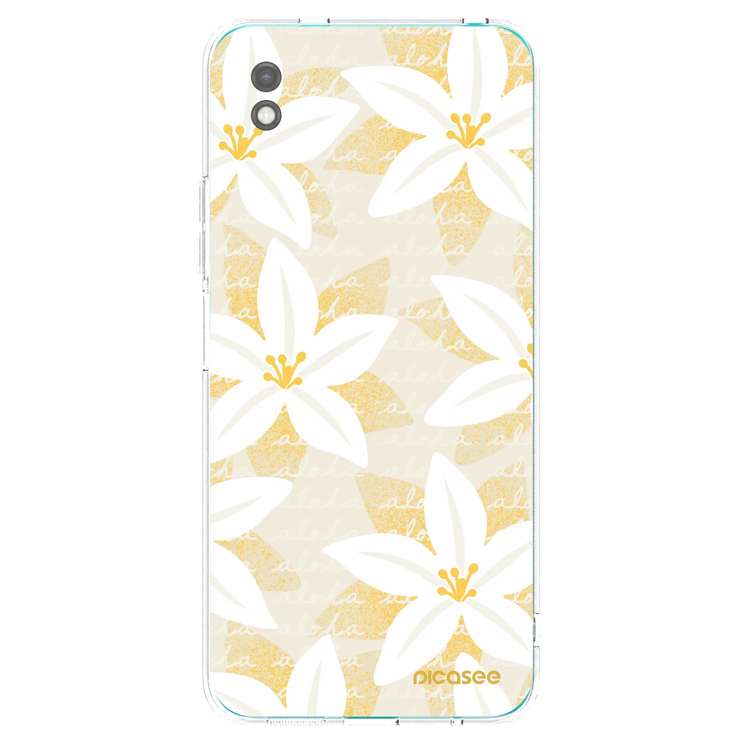 Picasee Μαύρη θήκη σιλικόνης για Xiaomi Redmi 9A - Island Leave