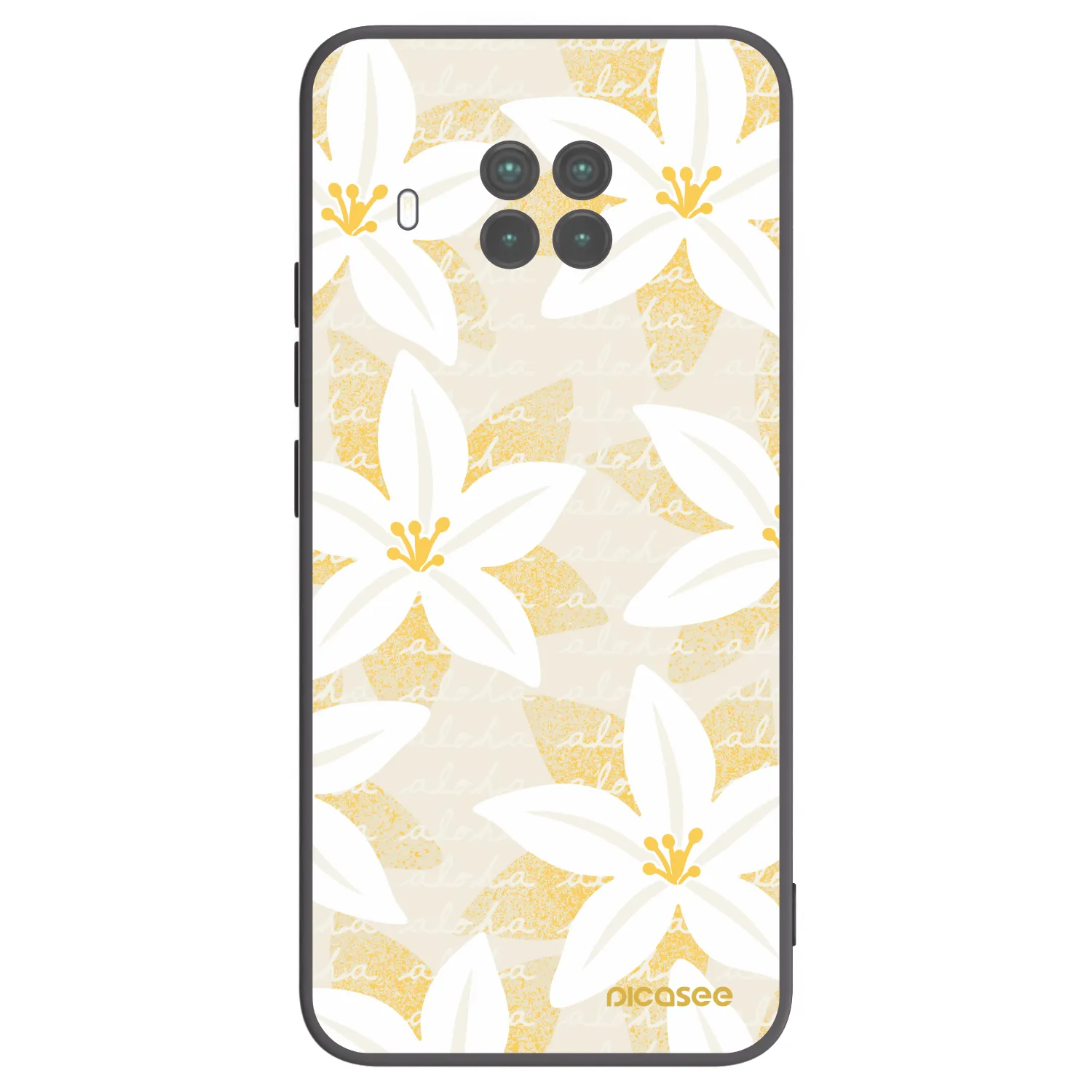 Picasee Μαύρη θήκη σιλικόνης για Xiaomi Mi 10T Lite - Island Leave