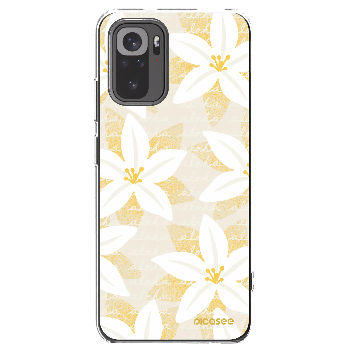 Picasee διαφανής θήκη σιλικόνης Xiaomi Redmi Note 10 - Island Leave