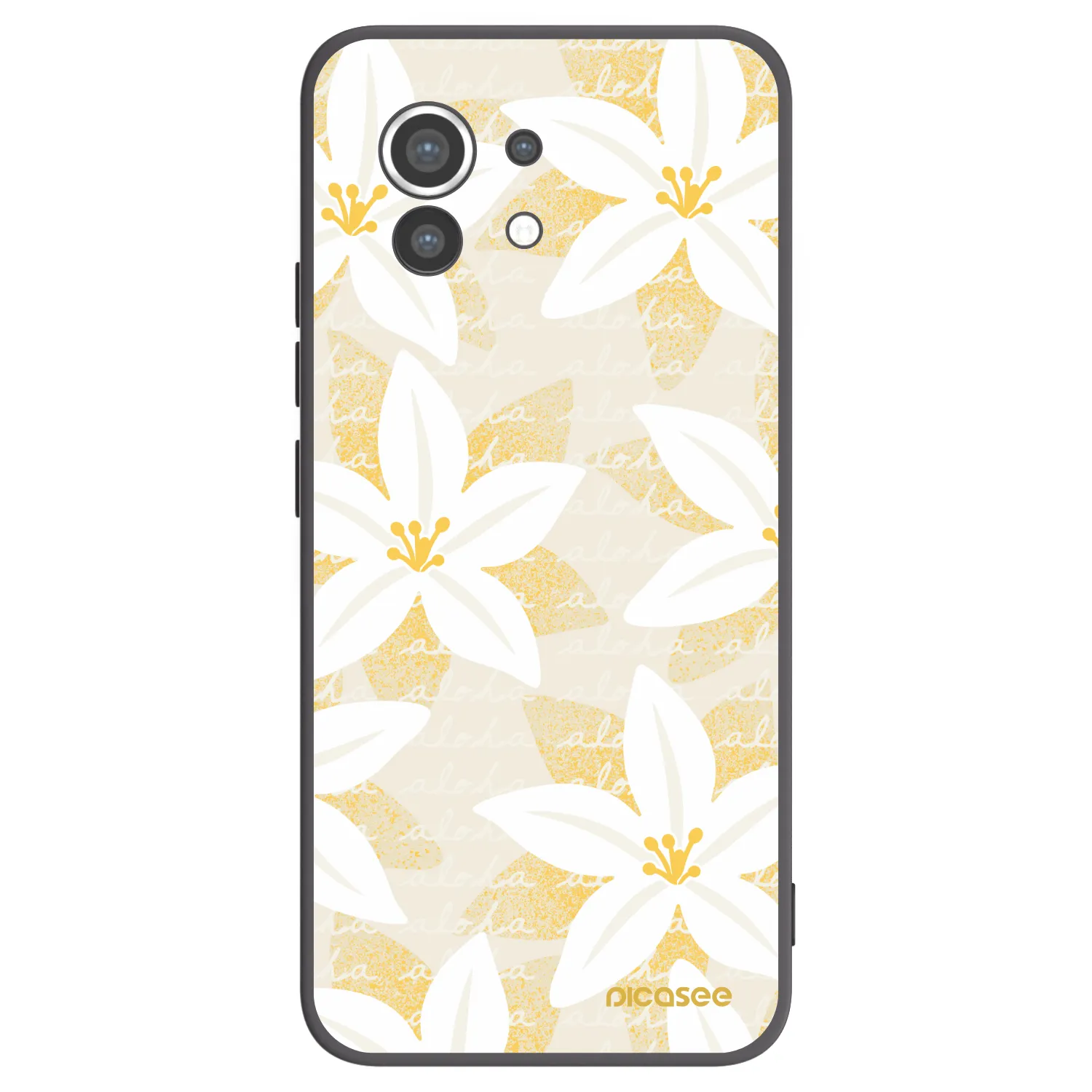 Picasee Μαύρη θήκη σιλικόνης για Xiaomi Mi 11 - Island Leave