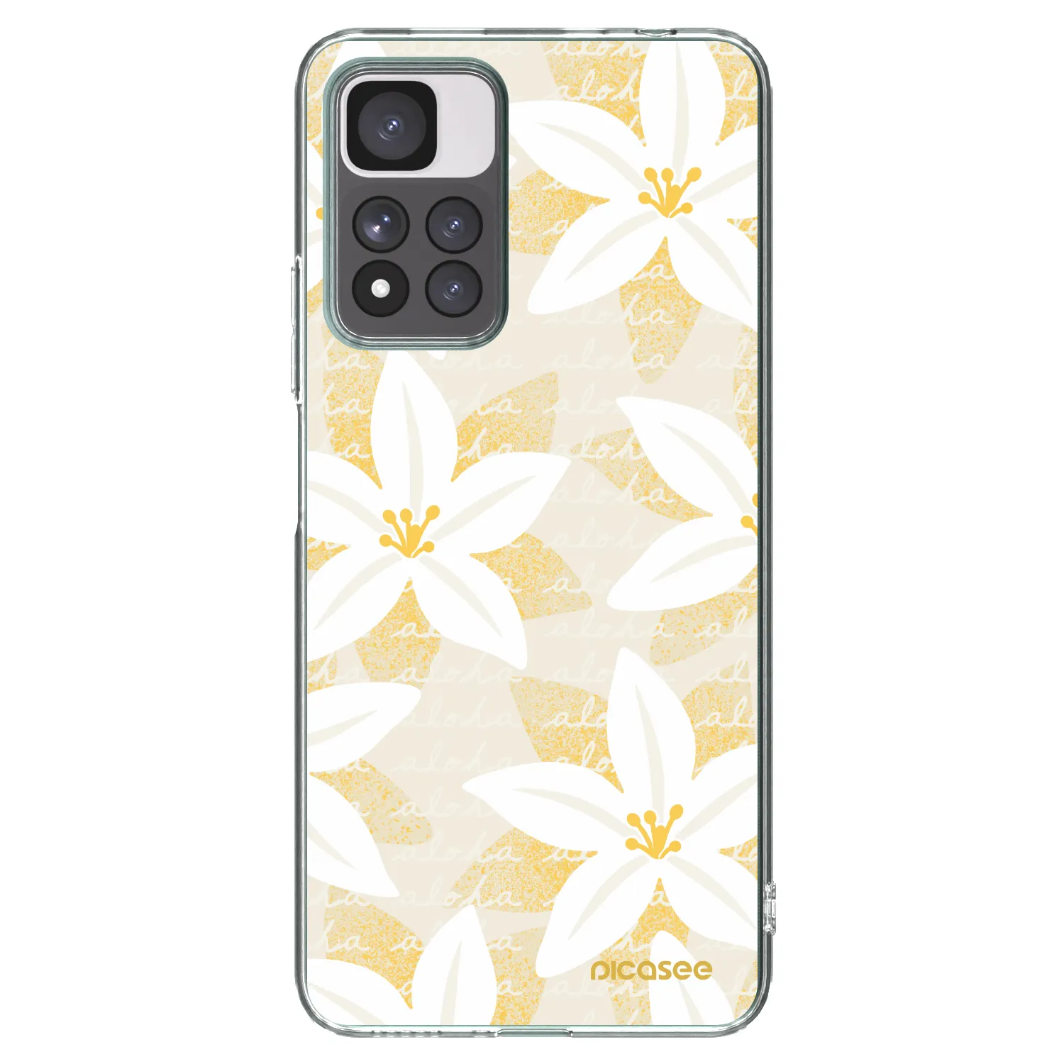 Picasee διαφανής θήκη σιλικόνης Xiaomi Redmi Note 11 Pro+ 5G - Island Leave