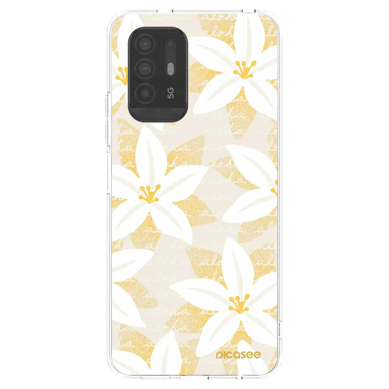 Picasee διαφανής θήκη σιλικόνης OPPO A94 5G - Island Leave