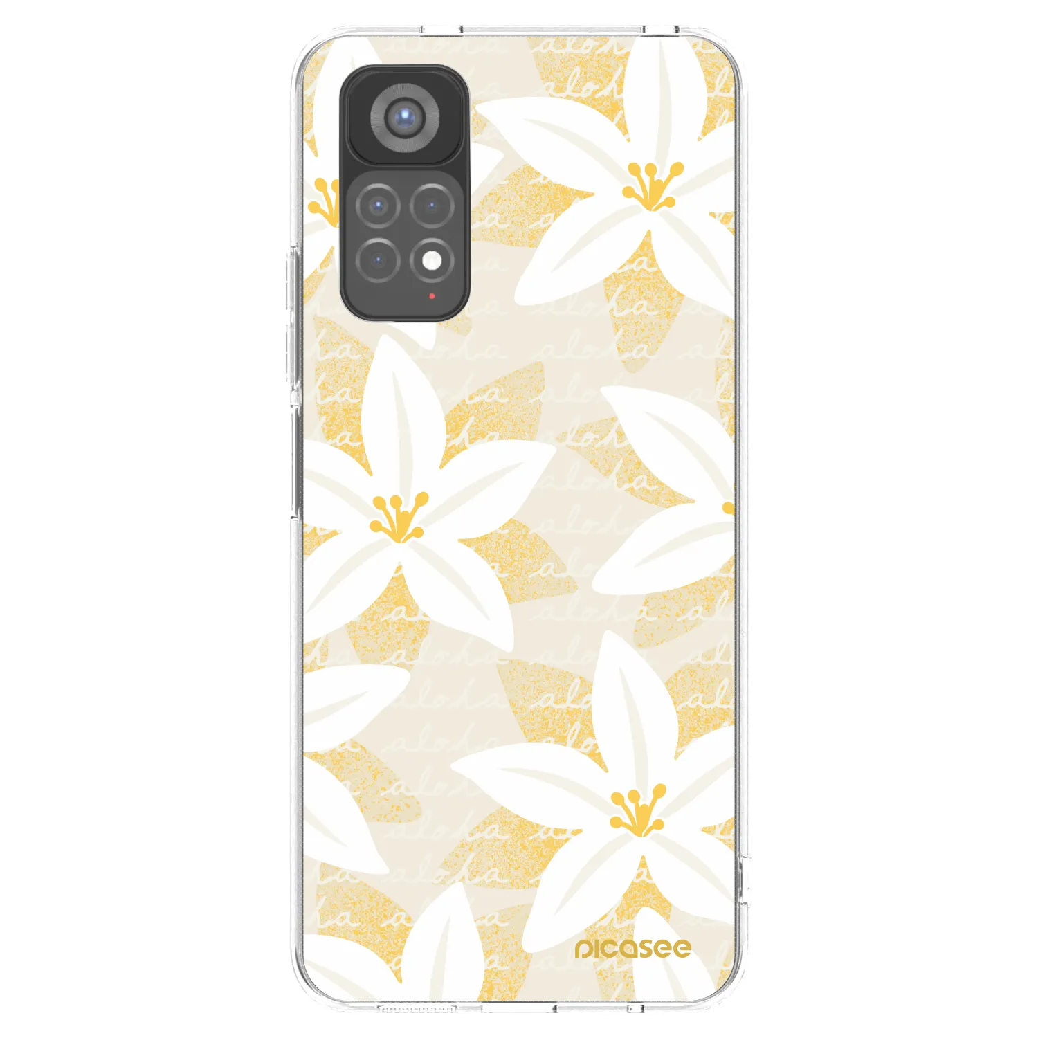 Picasee διαφανής θήκη σιλικόνης Xiaomi Redmi Note 11S 5G - Island Leave