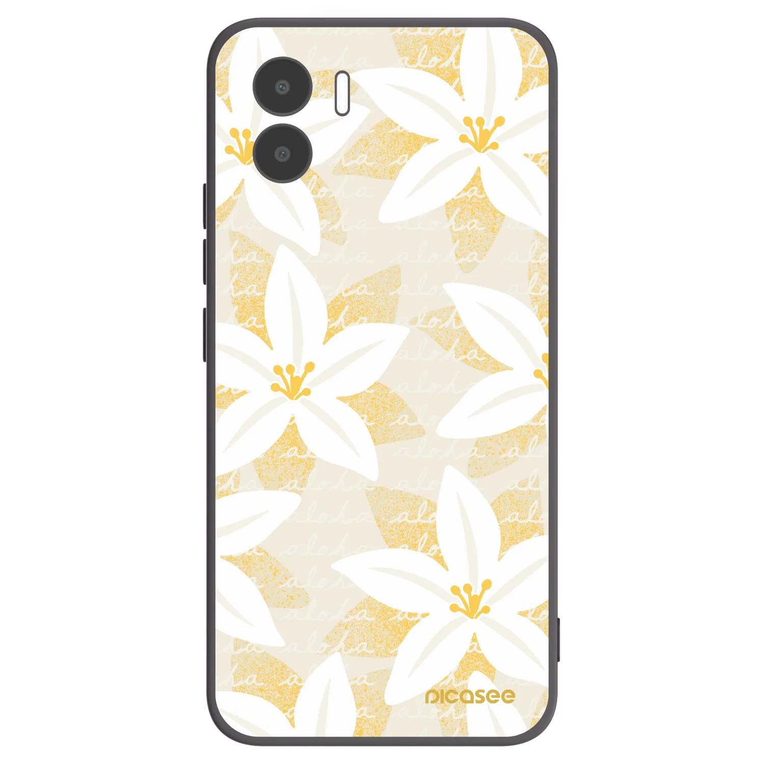 Picasee Μαύρη θήκη σιλικόνης για Xiaomi Redmi A2 - Island Leave