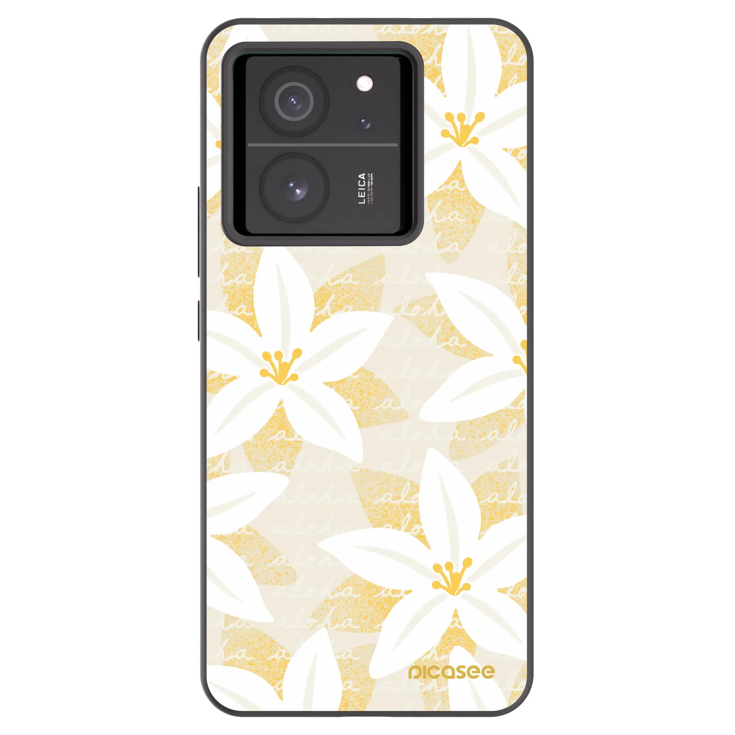 Picasee Μαύρη θήκη σιλικόνης για Xiaomi 13T Pro - Island Leave