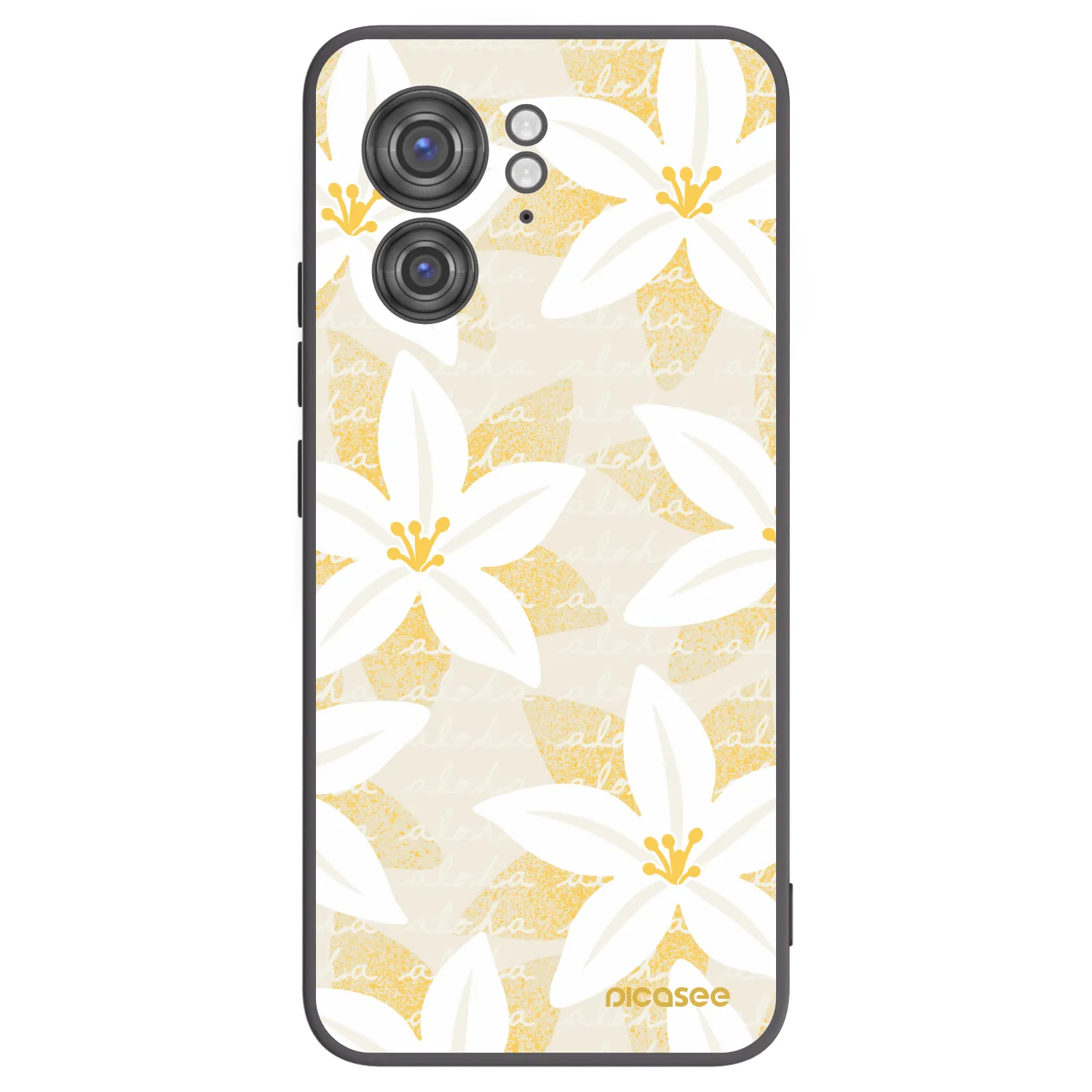 Picasee Μαύρη θήκη σιλικόνης για Motorola Edge 40 - Island Leave