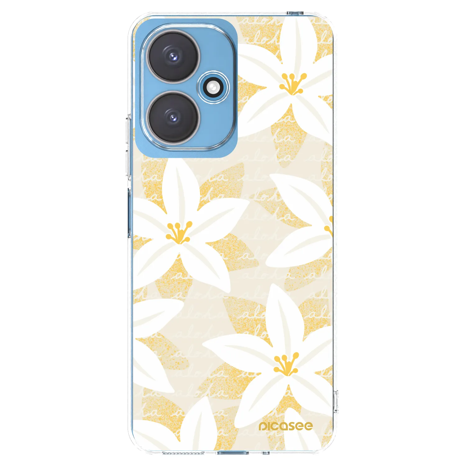 Picasee διαφανής θήκη σιλικόνης Xiaomi Redmi 13C 5G - Island Leave
