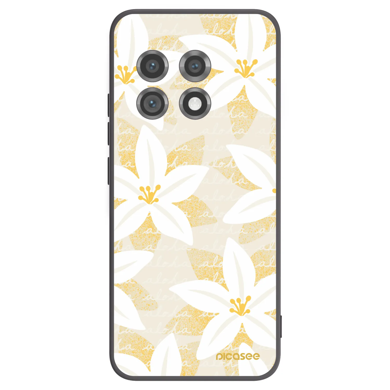 Picasee Μαύρη θήκη σιλικόνης για OnePlus 11 5G - Island Leave