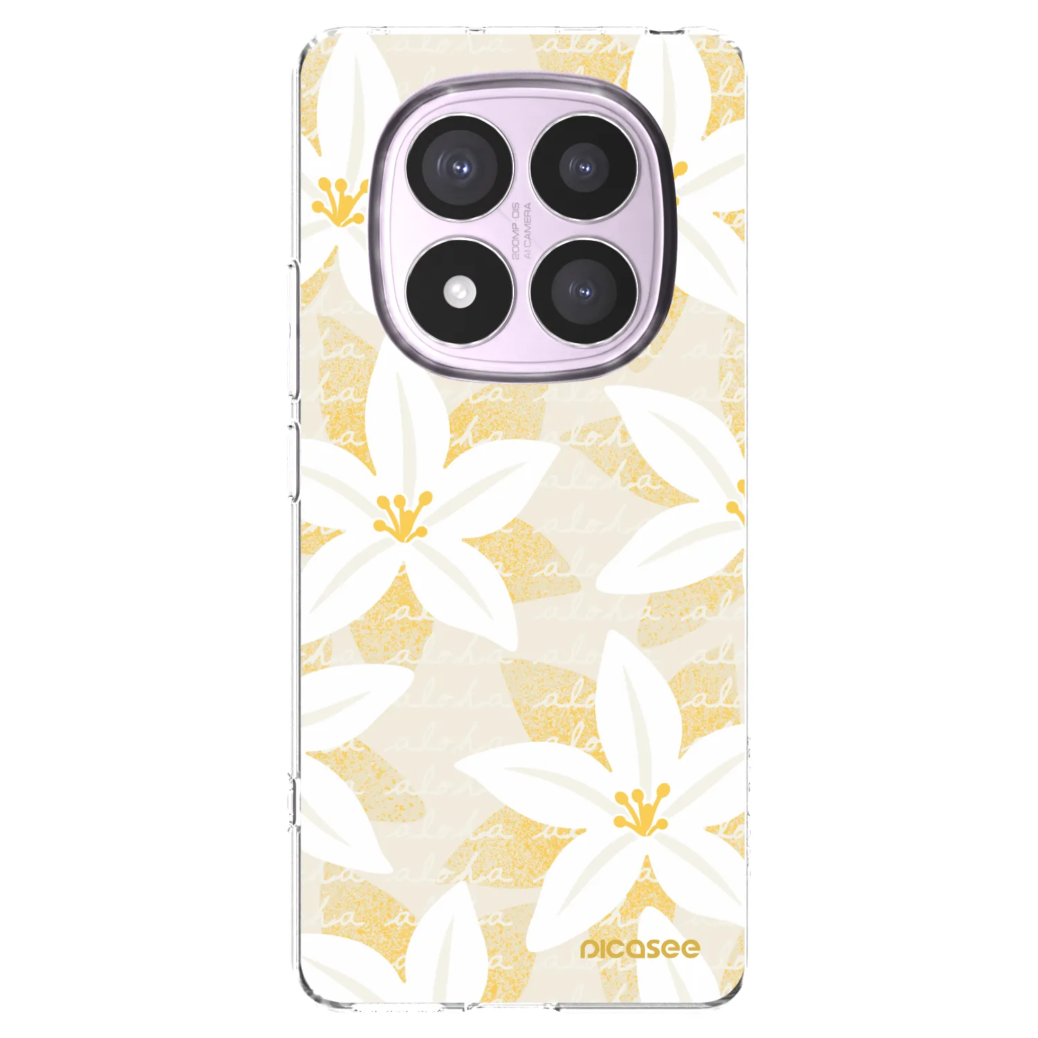 Picasee διαφανής θήκη σιλικόνης Xiaomi Redmi Note 14 Pro 5G - Island Leave