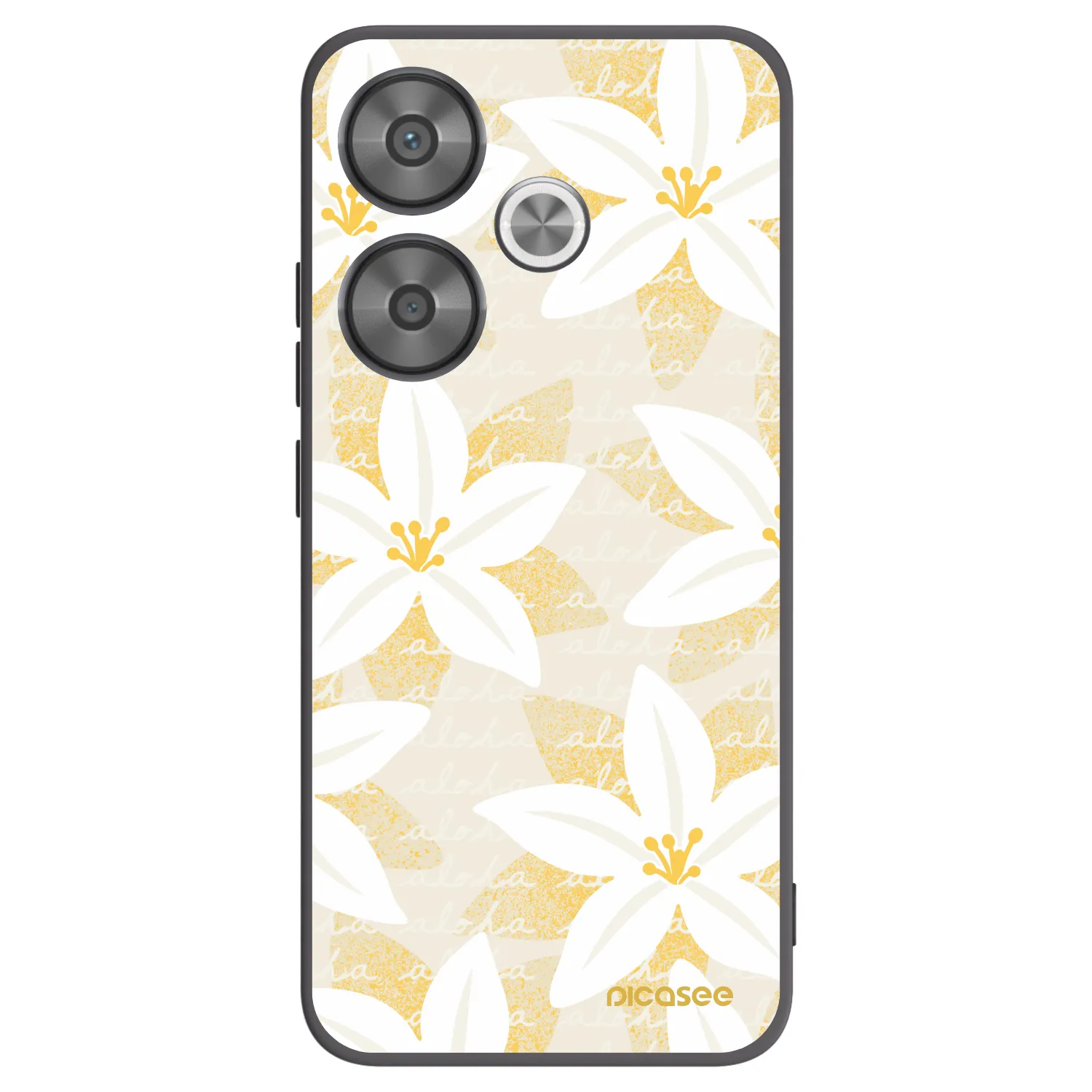 Picasee Μαύρη θήκη σιλικόνης για Xiaomi Poco F6 - Island Leave
