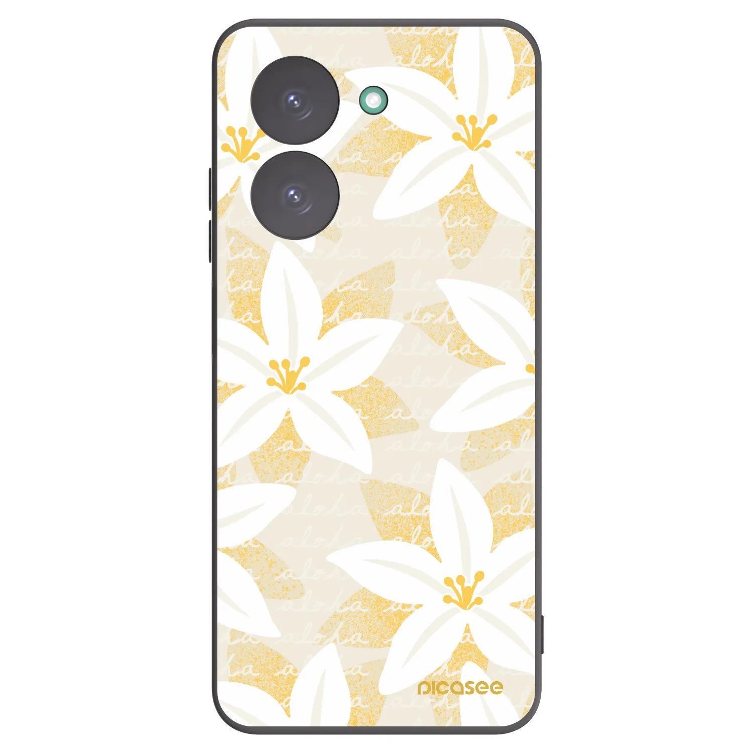 Picasee Μαύρη θήκη σιλικόνης για Xiaomi Redmi A5 - Island Leave
